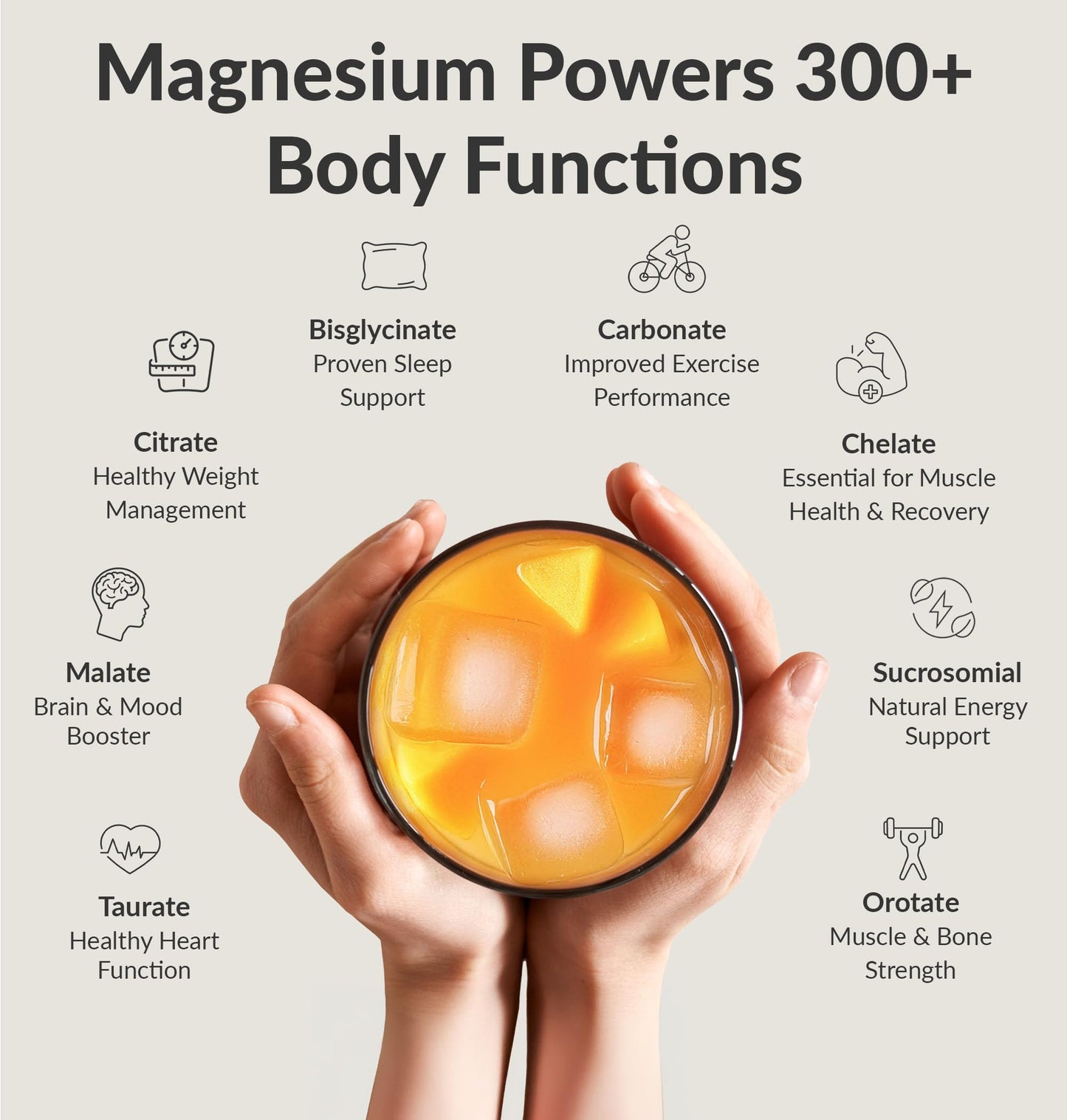 BIOptimizers Magnesium Breakthrough Drink - 8 Forms of Magnesium, Electrolytes, Sleep Health, Stress, Muscle Recovery, Heart Support | Glycinate, Citrate, Malate- Raspberry Lemon Nirvana Guru