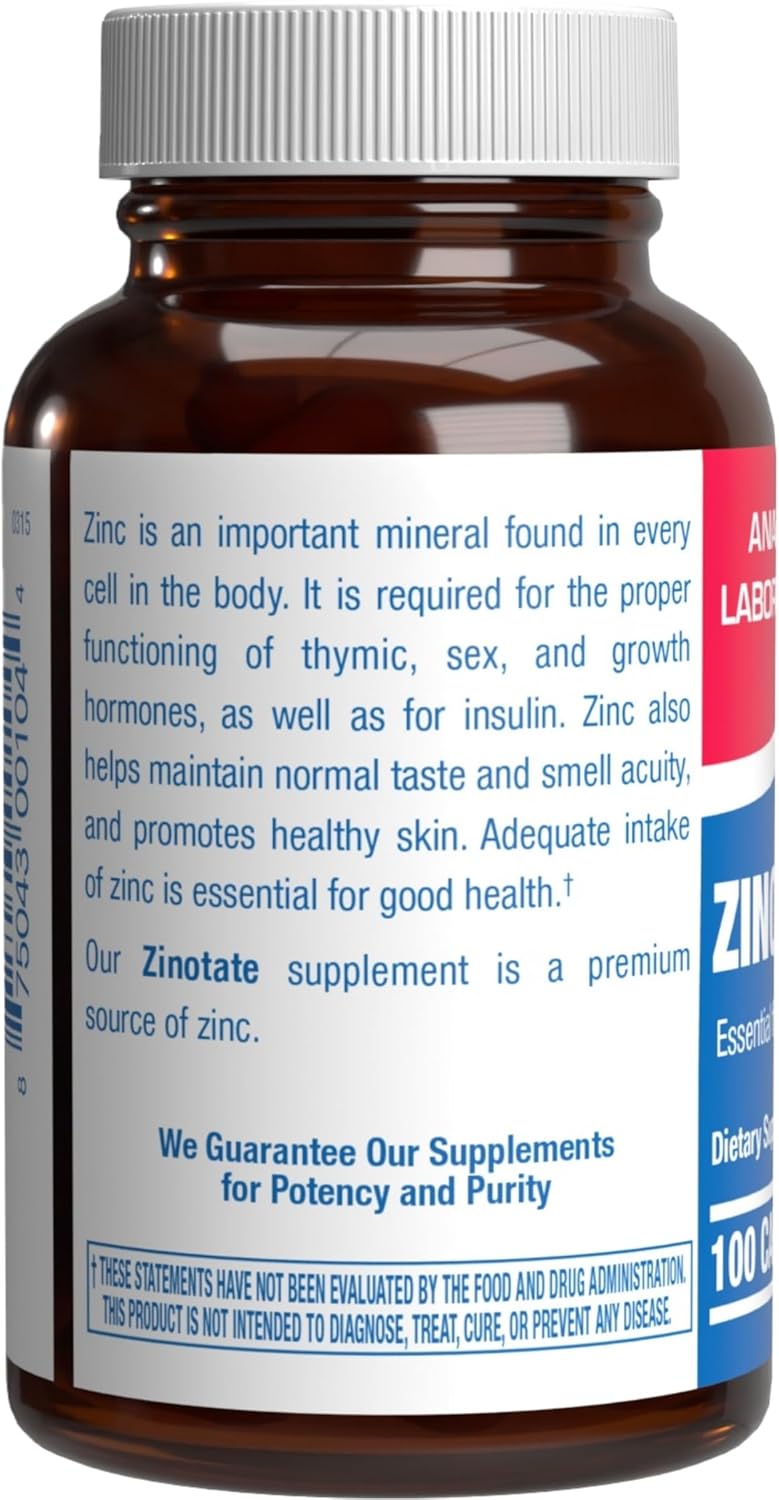 Chelated Zinc Picolinate 30mg - Clinically Formulated High Potency Zinc Supplement for Women & Men for Healthy Skin Bone & Immune System Support - Vegan Non-GMO & Easy to Swallow - 100 Servings Nirvana Guru