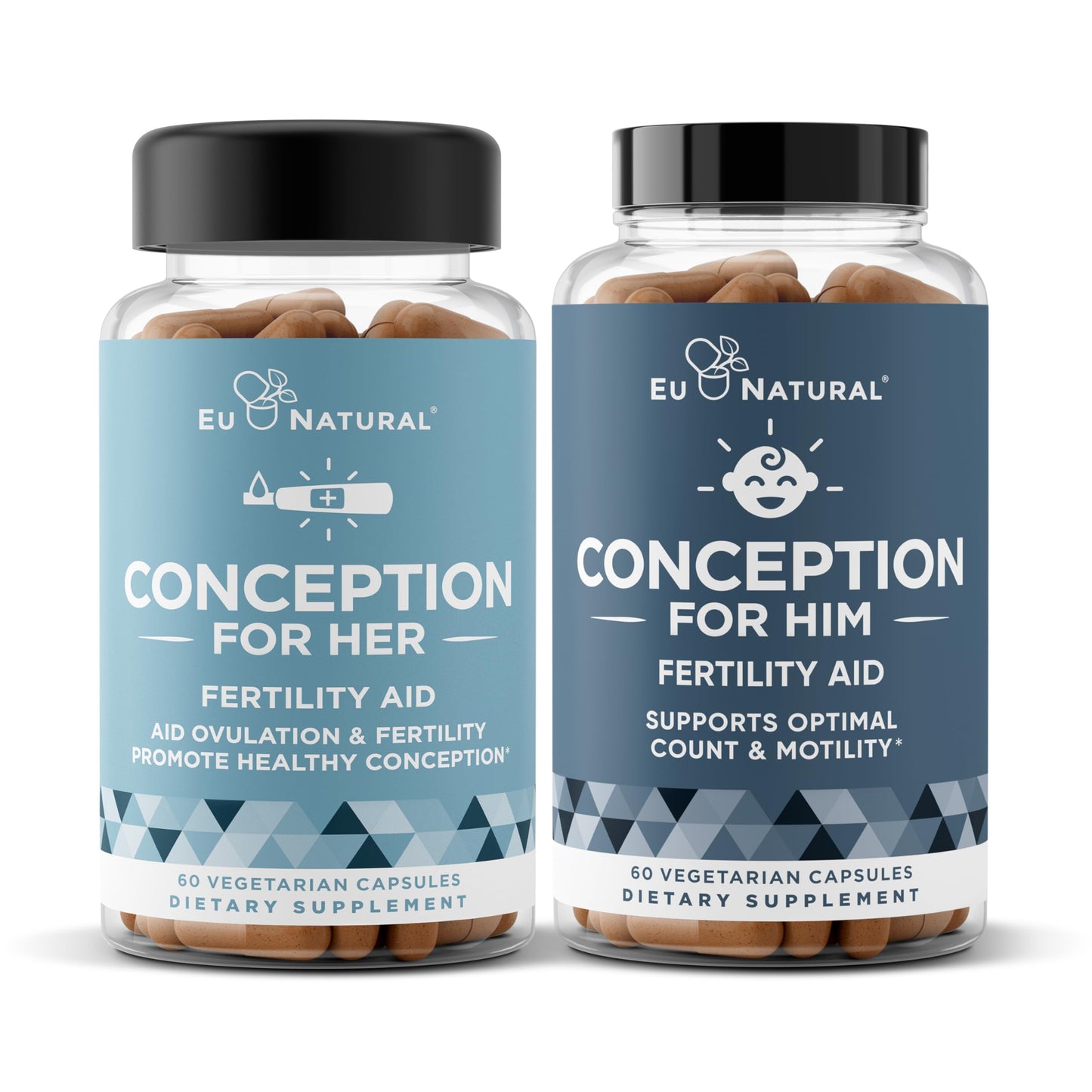 Conception Fertility Supplements for Women – Aids Ovulation, Hormonal Balance, & Regular Cycles – Prenatal Vitamin Support with Myo-Inositol, Folate, Folic Acid, Vitex – 60 Vegetarian Soft Capsules Nirvana Guru