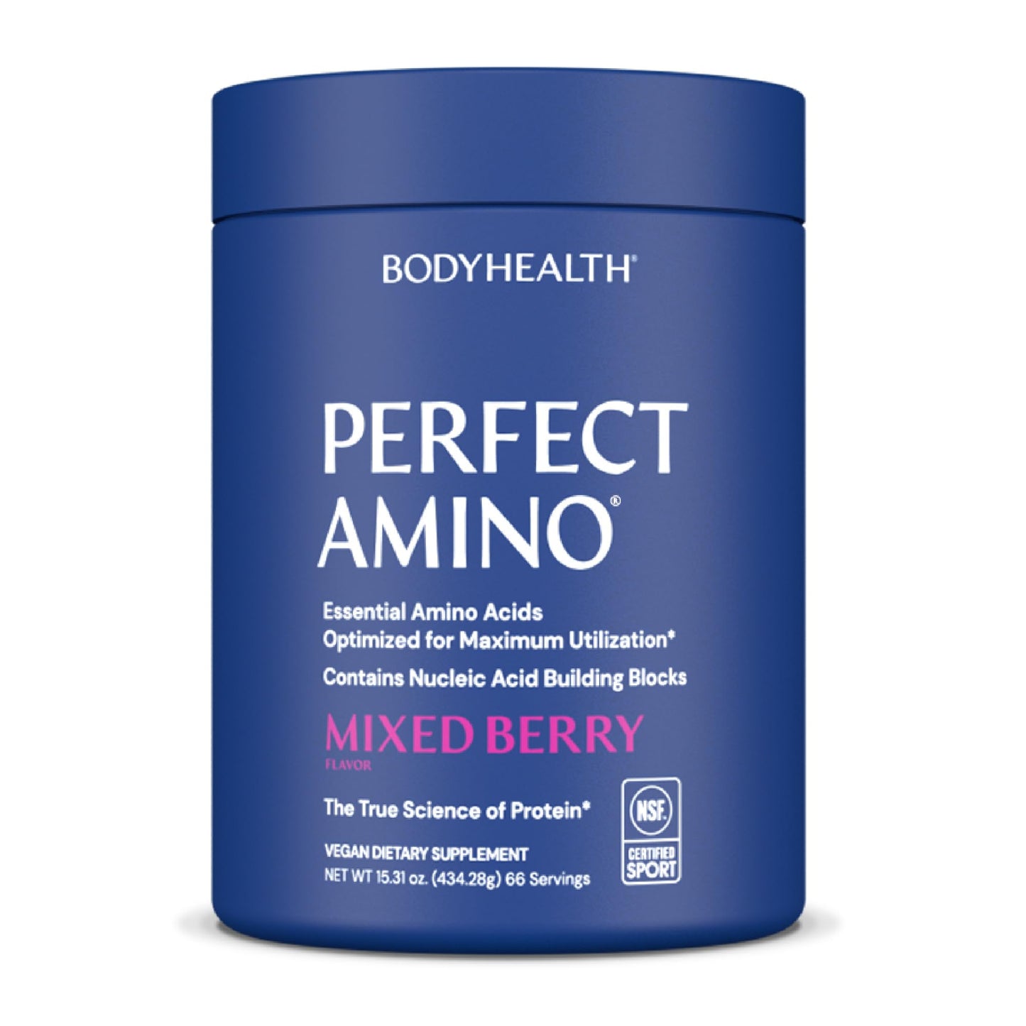 BodyHealth PerfectAmino Powder - BCAA and EAA Powder for Pre and Post Workout - Amino Acid Energy Drink for Men and Women to Support Lean Muscle and Recovery - Strawberry - 30 Servings Nirvana Guru