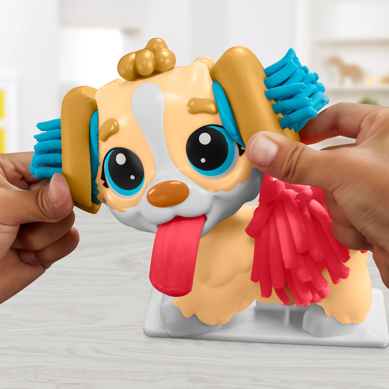 Play-Doh Care 'n Carry Vet Playset for Kids 3 Years and Up with Toy Dog, Storage, 10 Tools, and 5 Modeling Compound Colors, Non-Toxic Nirvana Guru