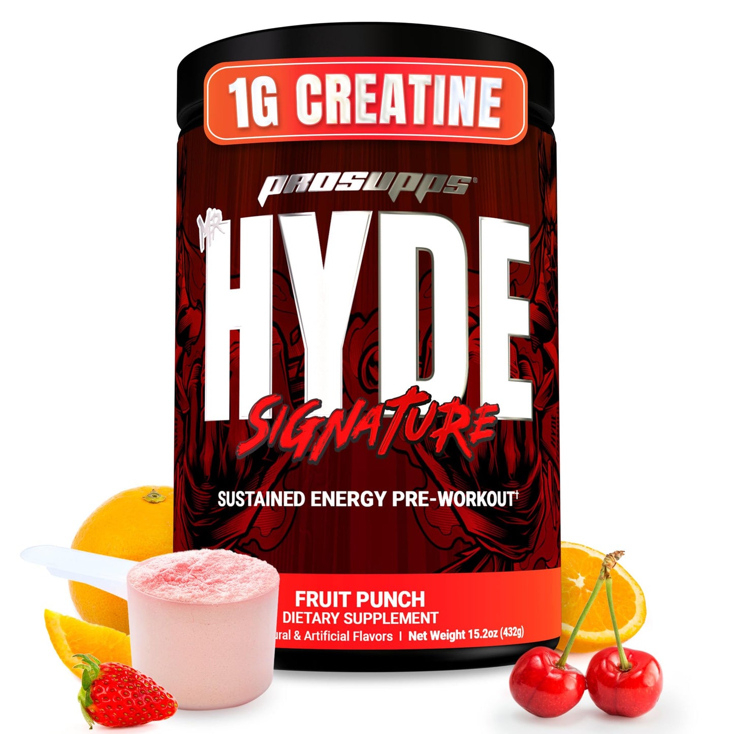PROSUPPS Mr. Hyde Signature Pre Workout Powder with Creatine, Beta Alanine & Caffeine - Performance, Energy & Endurance - Clean Fitness & Gym Supplements for Men & Women (Blue Razz, 30 Servings) Nirvana Guru