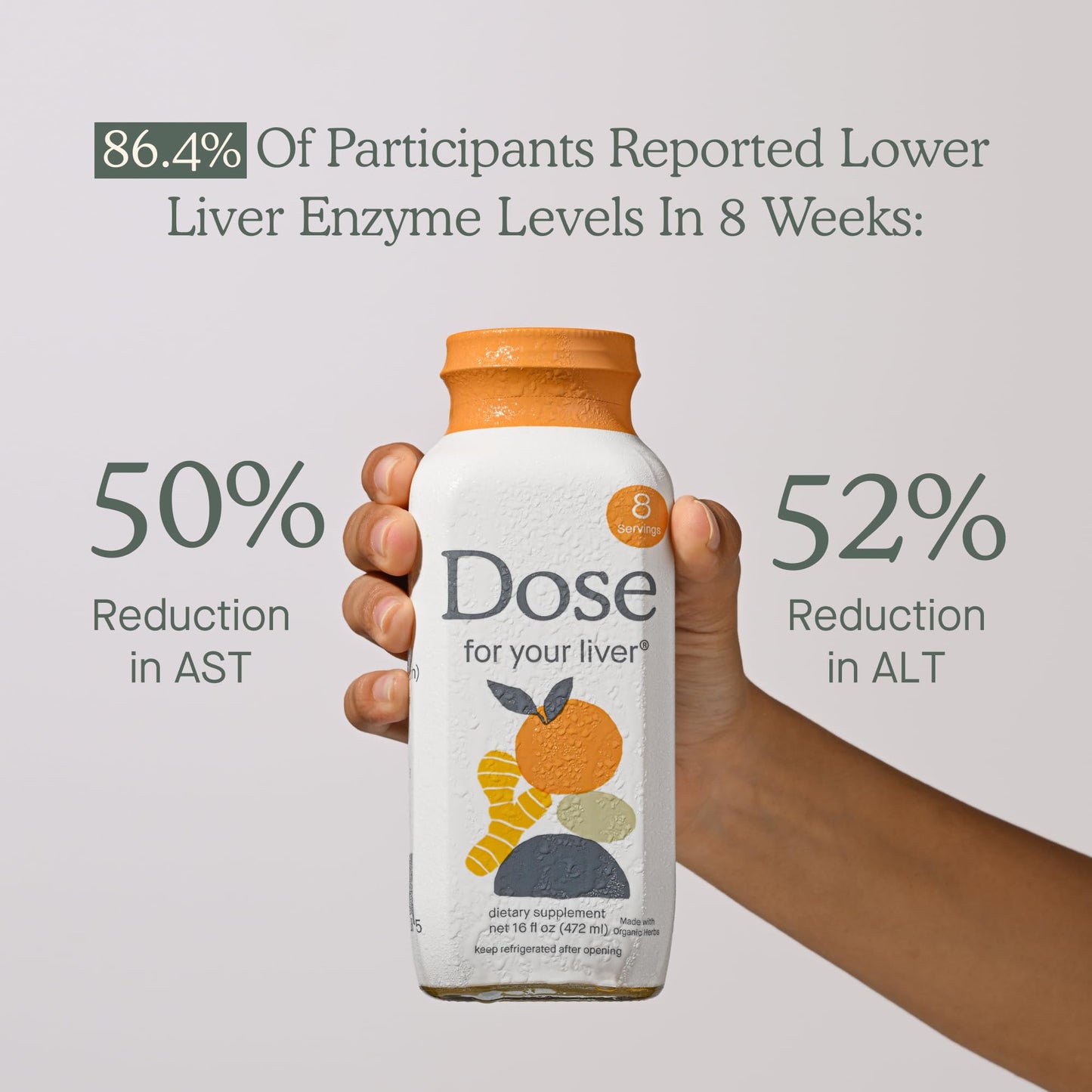 for Your Liver Cleanse Detox & Repair, Organic Milk Thistle Supplement with Turmeric, Dandelion, Ginger, and Orange, Promotes Optimal Liver Function,16oz Bottle, 3 Pack (3 Weeks Supply)