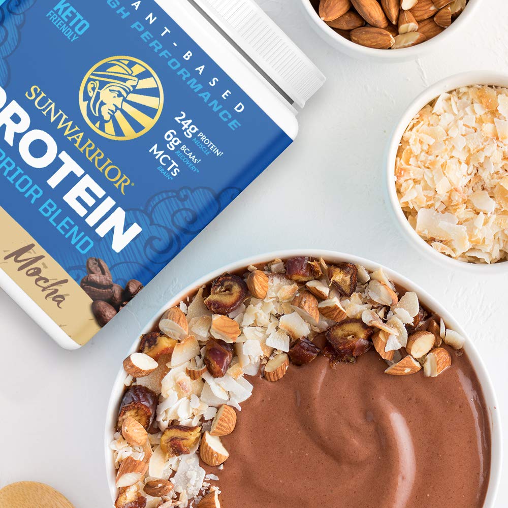 Organic Plant Based Protein Powder | Vegan Organic Protein Powder Vanilla Flavored with BCAA Amino Acids & Hemp Seed Pea Blend | Non-GMO Soy Dairy Filler & Gluten Free (Vanilla, 32 Servings) - Nirvana Guru