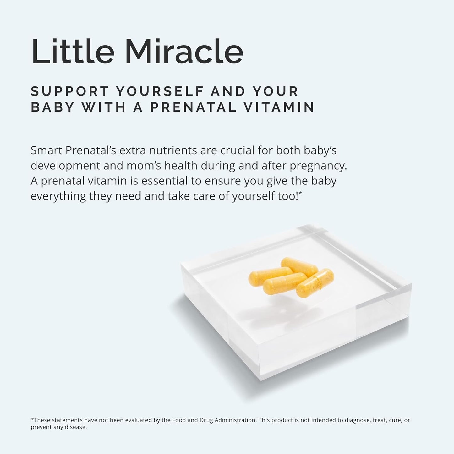 Dr Amen BrainMD Smart Prenatal - 120 Capsules - Multivitamin for Mom & Baby, Promotes Healthy Pregnancy & Growth & Development In Babies - Gluten-Free - 30 Servings Nirvana Guru