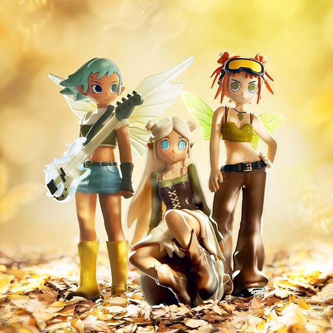 POP MART Peach Riot Punk Fairy Series Figures, Peach Riot Blind Box Figures, Random Design Action Figures Collectible Toys Home Decorations, Holiday Birthday Gifts for Girls and Boys, Single Box nirvanaguru
