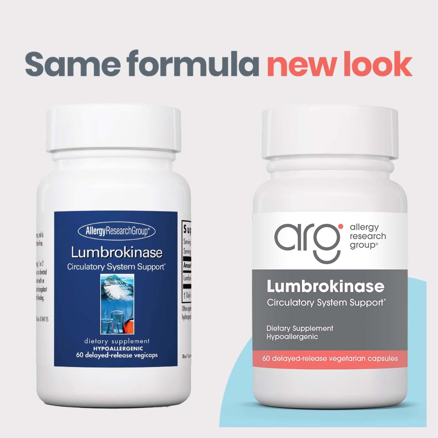 Allergy Research Group Lumbrokinase Supplement - Enzyme for Circulatory System Support, Supports Blood Circulation Already in The Normal Range, Cardiovascular Health - 60 Vegetarian Capsules Nirvana Guru
