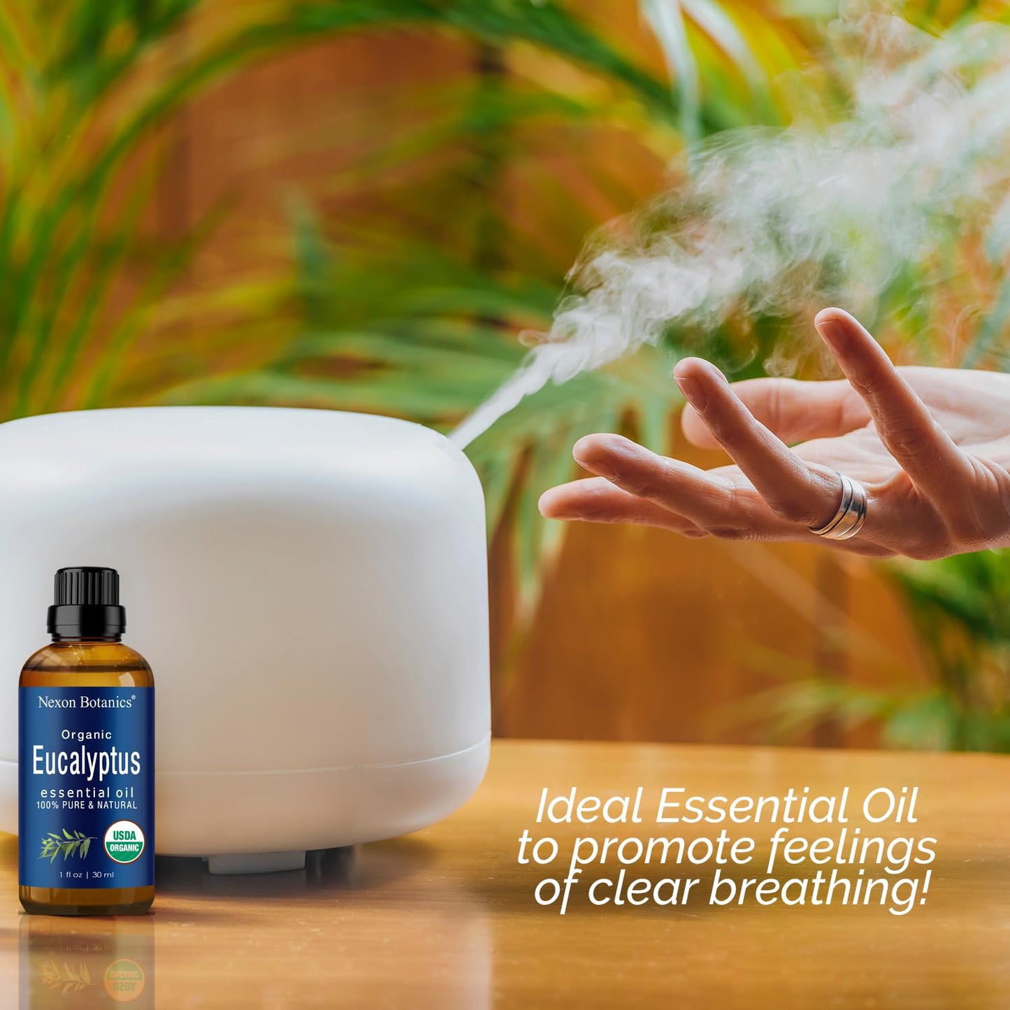 Organic Lavender Essential Oil 30 ml - Pure Natural Oils for Diffuser, Aromatherapy, Skin & Hair Care - Aceite De Lavanda Orgánico - Nexon Botanics - Nirvana Guru