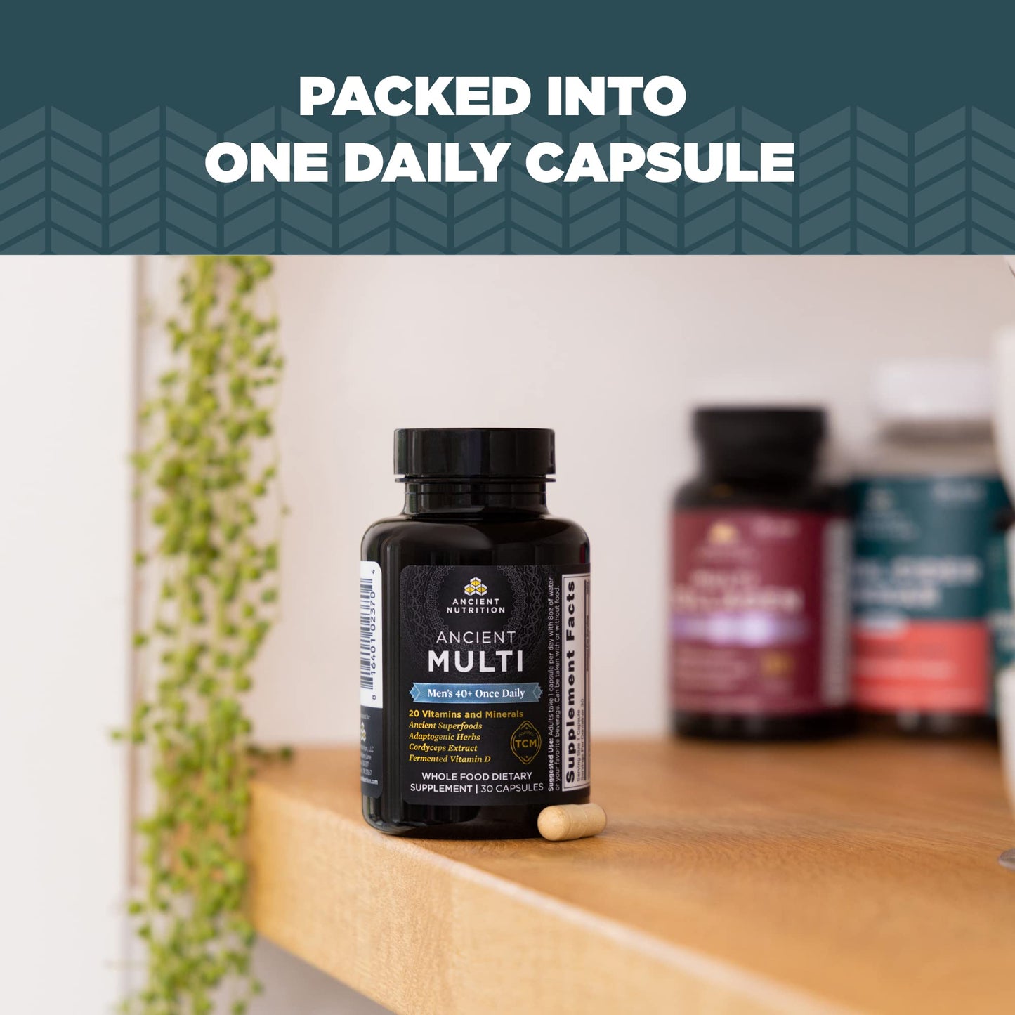 ANCIENT NUTRITION Men's 40+ 1-Day Multivitamin, 30 CT - Nirvana Guru