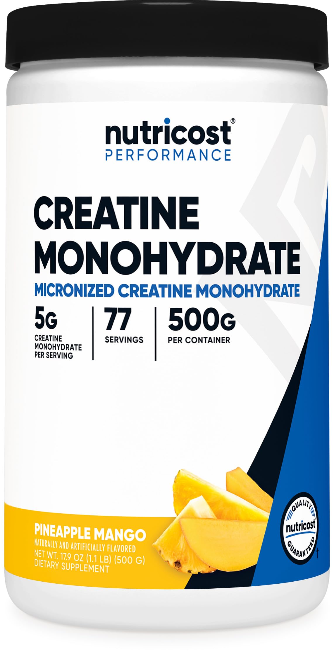 Nutricost Creatine Monohydrate Micronized Powder 500G, 5000mg Per Serv (5g) - 100 Servings, 17.9 Oz Nirvana Guru