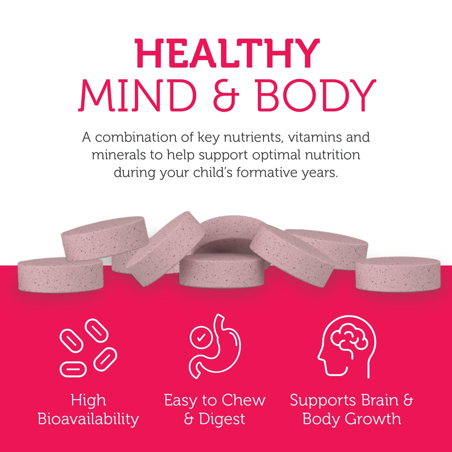 Zahler Kids Multivitamin Chewable Vitamin Tablet - Complete One Daily Kids Vitamins Supplement - Contains 20+ Minerals & Vitamins for Kids & Toddlers - Kosher Multivitamins Cherry Flavor (90) - Nirvana Guru
