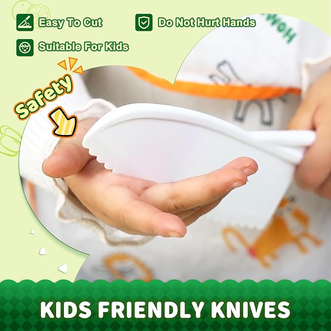 13 Pieces Montessori Kitchen Toys for Toddlers-Kids Cooking Sets Real-Toddler Toys Set for Real Cooking with Plastic Children Safe Knives Crinkle Cutter Kids Cutting Board nirvanaguru
