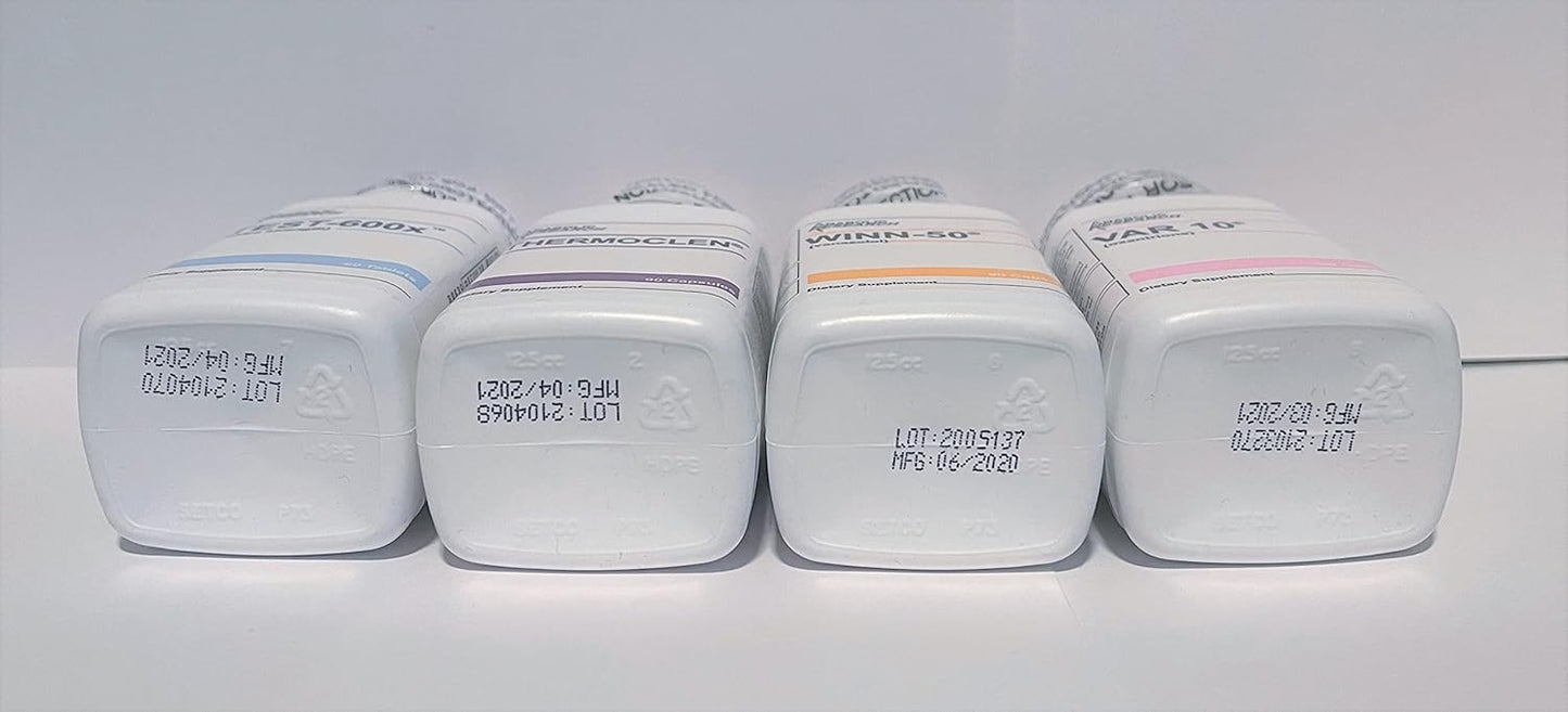 Summer Stack (Strength Support System) - Test-600x, Thermo Clen, Winn-50, VAR 10 - Capsules - 8 Count - 2 Month Supply Nirvana Guru