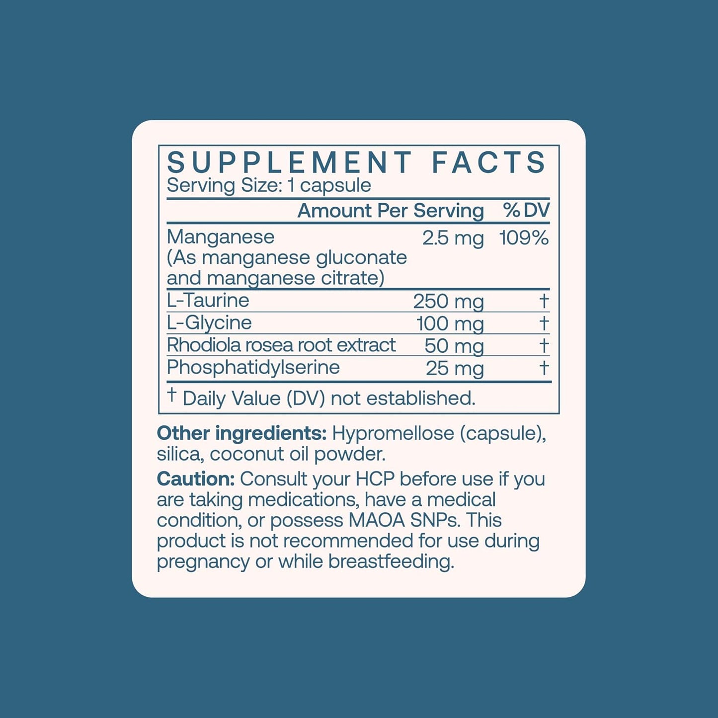 BodyBio Calm - Natural Stress Relief Blend with Rhodiola, Glycine & Phosphatidylserine - Supports Relaxation, Mental Focus & Balanced Cortisol - Non - Drowsy Formula Nirvana Guru