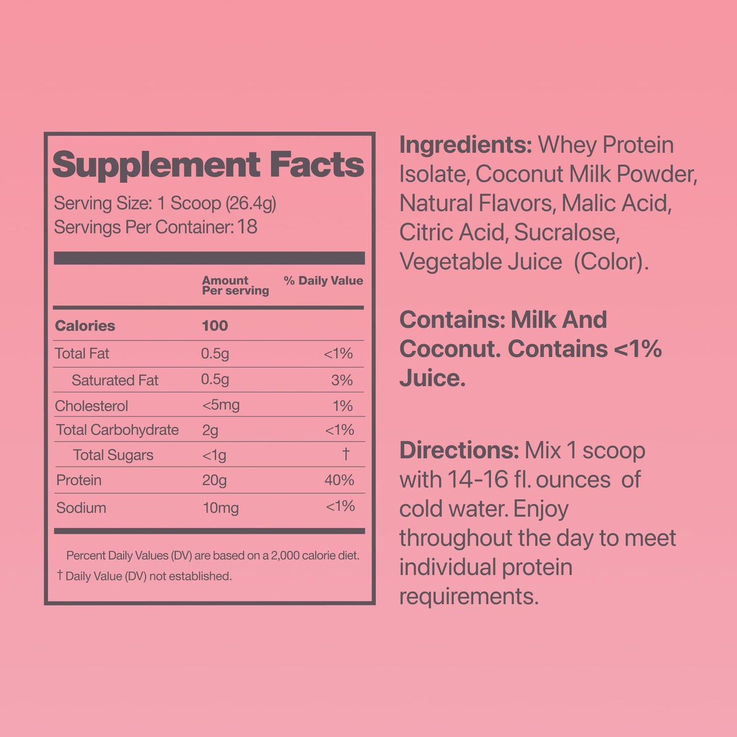 Clear Whey Isolate Protein Powder, Frosty Lemonade, 20g Complete Protein per Serving, No Added Sugar, Grass-Fed, 21 Servings Nirvana Guru