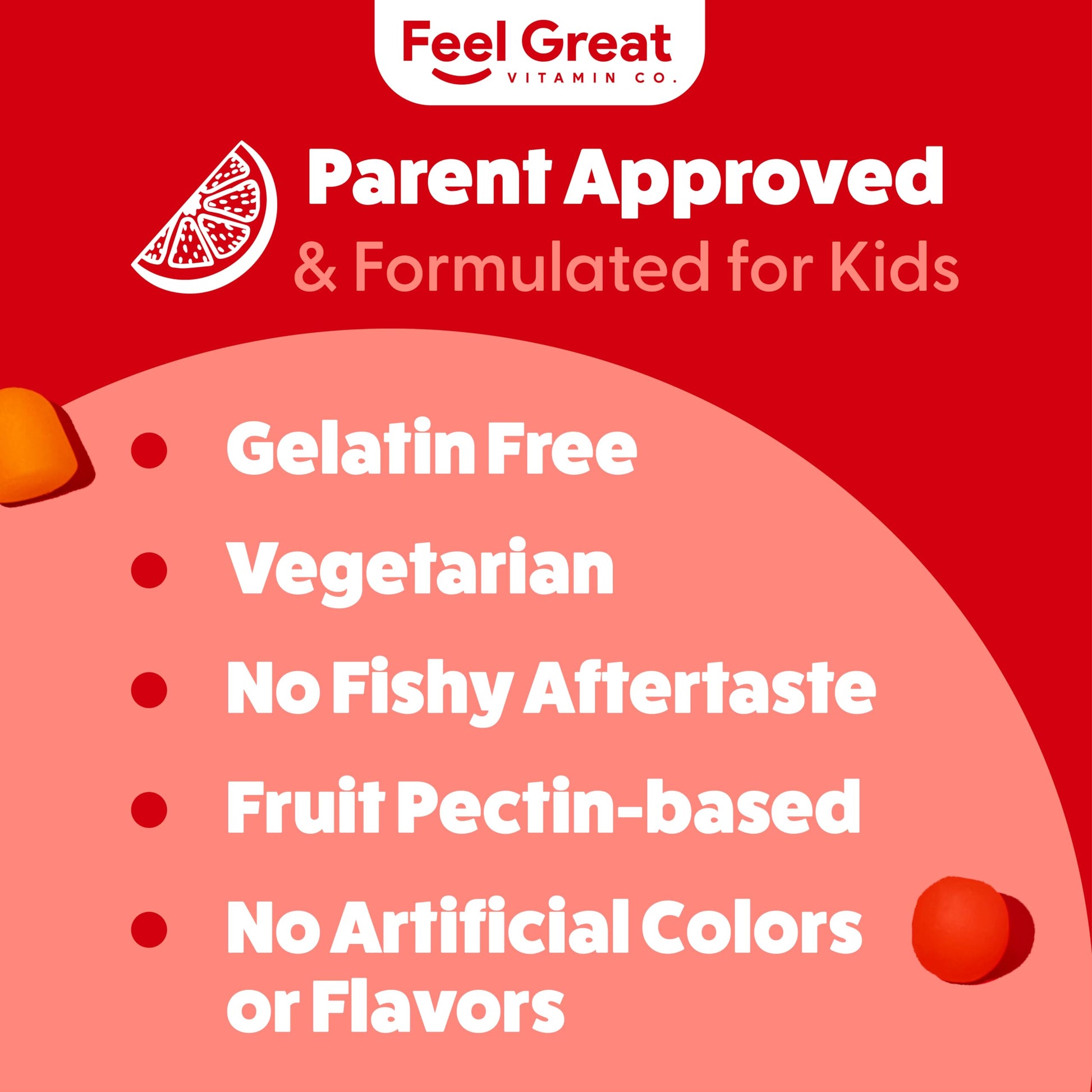 Feel Great Vitamin Co. Complete DHA Gummies for Kids | with Omega 3 6 9 + DHA, Vitamin C | Supports Healthy Brain Function, Vision & Heart Health | Gluten Free, Vegetarian | 60 Gummies Nirvana Guru