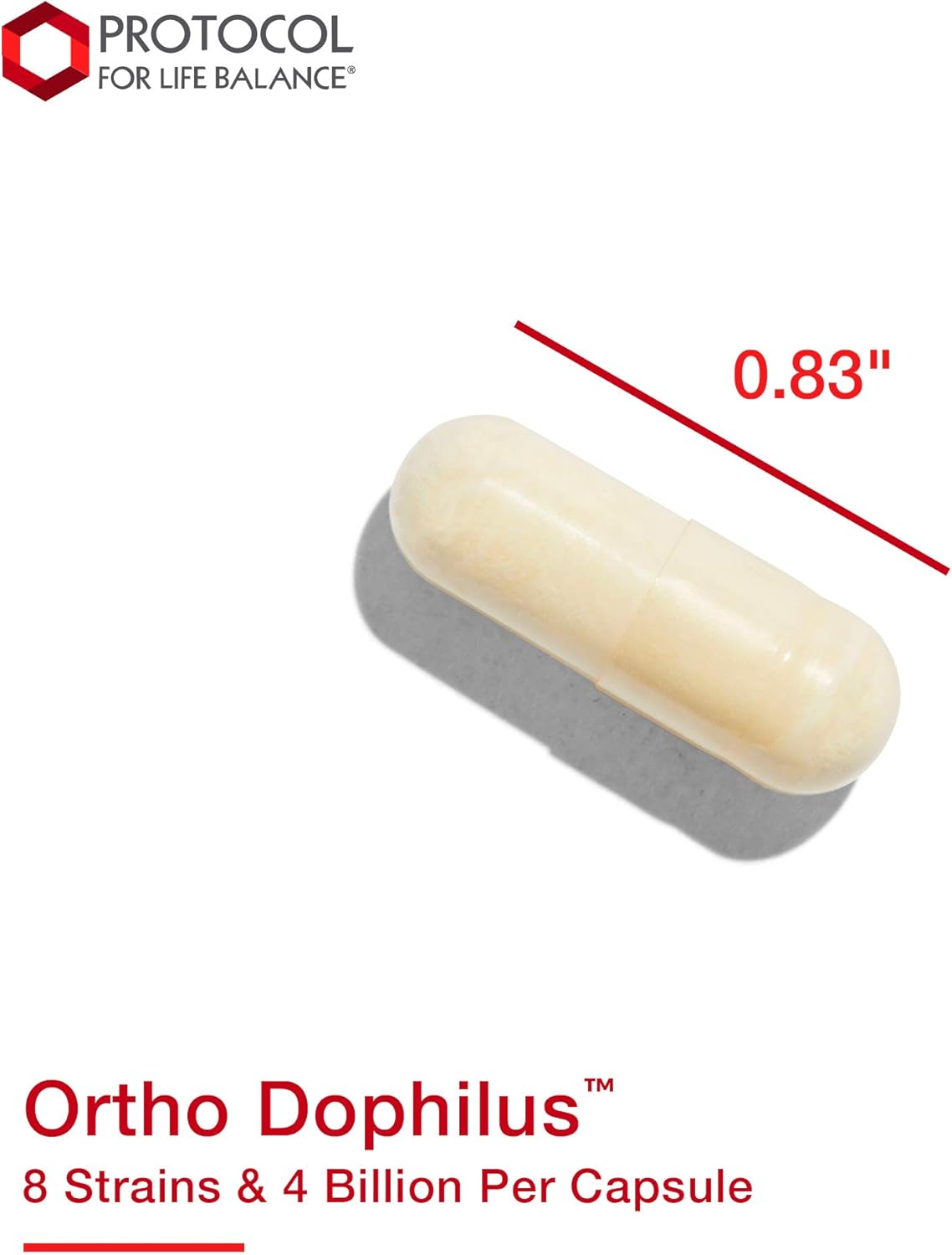 Protocol for Life Balance Ortho Dophilus 8 Strains 4 Billion- 60 Vegetarian Capsules Nirvana Guru