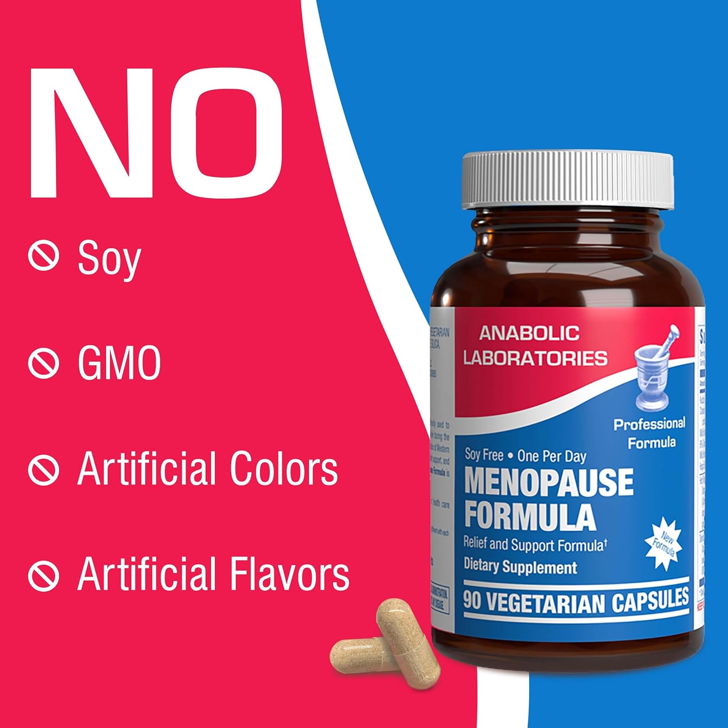 Phytoestrogen Menopause Supplement for Women - Clinical Formula with Dong Quai Vitex & Black Cohosh for Menopause Hot Flashes Night Sweats Mood Support & More - One Capsule Daily - 1 Month Supply Nirvana Guru