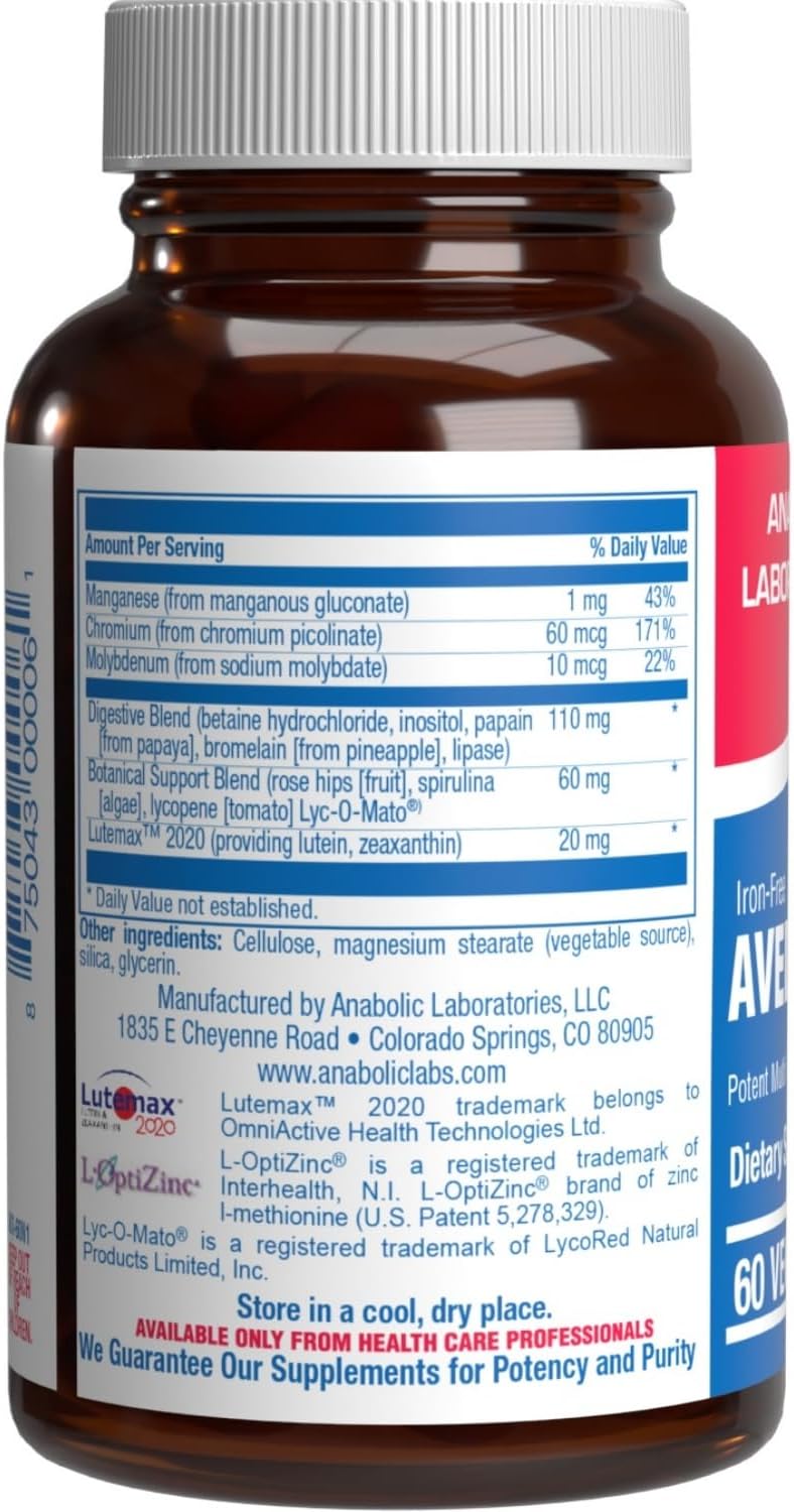 Iron Free Multivitamin for Women 50 and Over - Gentle Easy to Digest Over 50 Multivitamin for Men & Women with 30 Nutrients for Comprehensive Wellness & Immune Support - Made in The US - 30 Servings Nirvana Guru