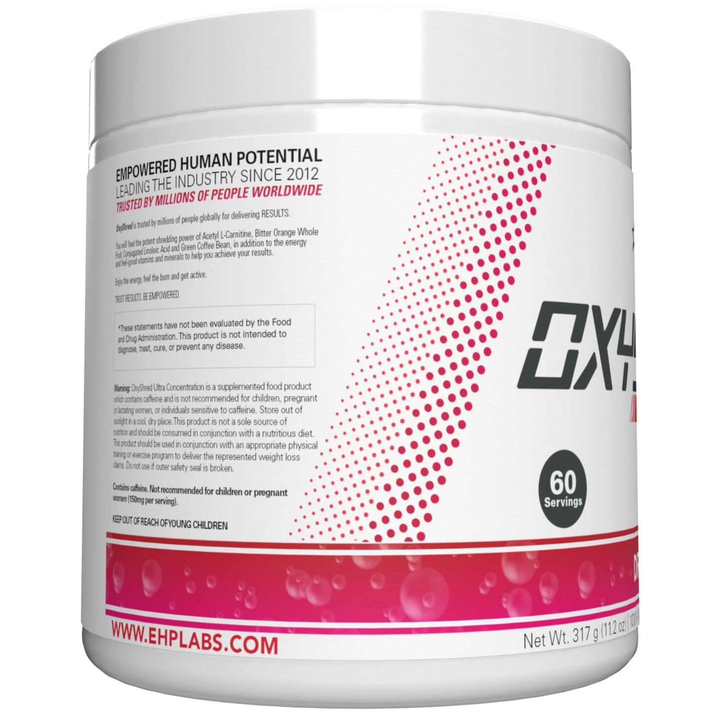EHP Labs OxyShred Pre Workout Powder - Preworkout Powder with L Glutamine & Acetyl L Carnitine, Energy Boost Drink - Mango, 60 Servings Nirvana Guru