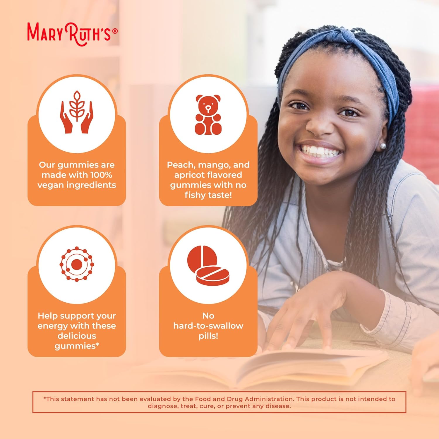 MaryRuth Organics Vegan Omega 3 6 7 9 Gummies | Up to 4 Month Supply | Omega 3 Supplement with Flaxseed Oil | Omega 3 Gummies | No Fish Taste | Non-GMO | 120 Count - Nirvana Guru