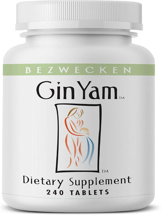 Bezwecken – Gin Yam - 240 Tablets - Professionally Formulated Menopausal Symptom Support for Reduced Night Sweats, Boosted Energy & Increased Stamina Nirvana Guru