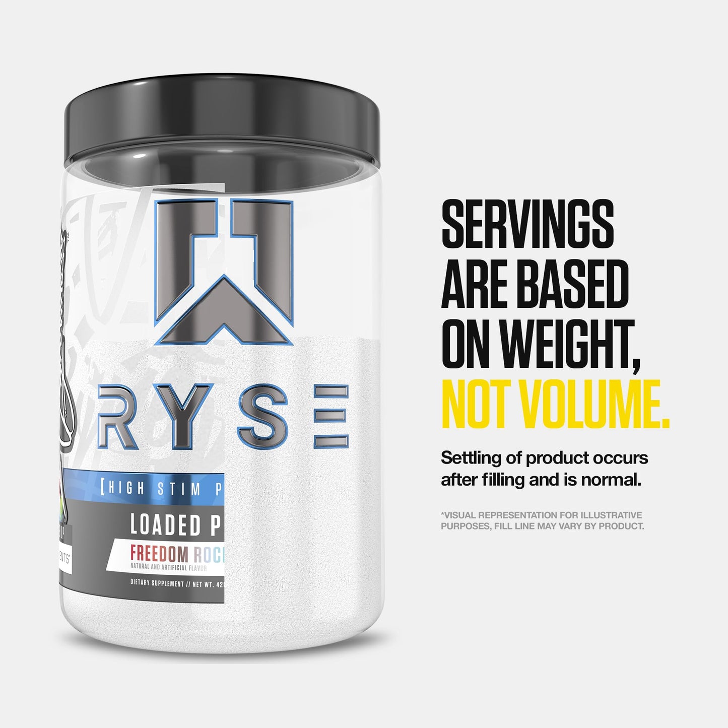 RYSE Loaded Pre Workout Powder - Ring Pop Cherry - Daily Pre-Workout for Men & Women with 325mg Caffeine, Beta Alanine, and Citrulline for Pump, Focus, and Energy - 30 Servings Nirvana Guru