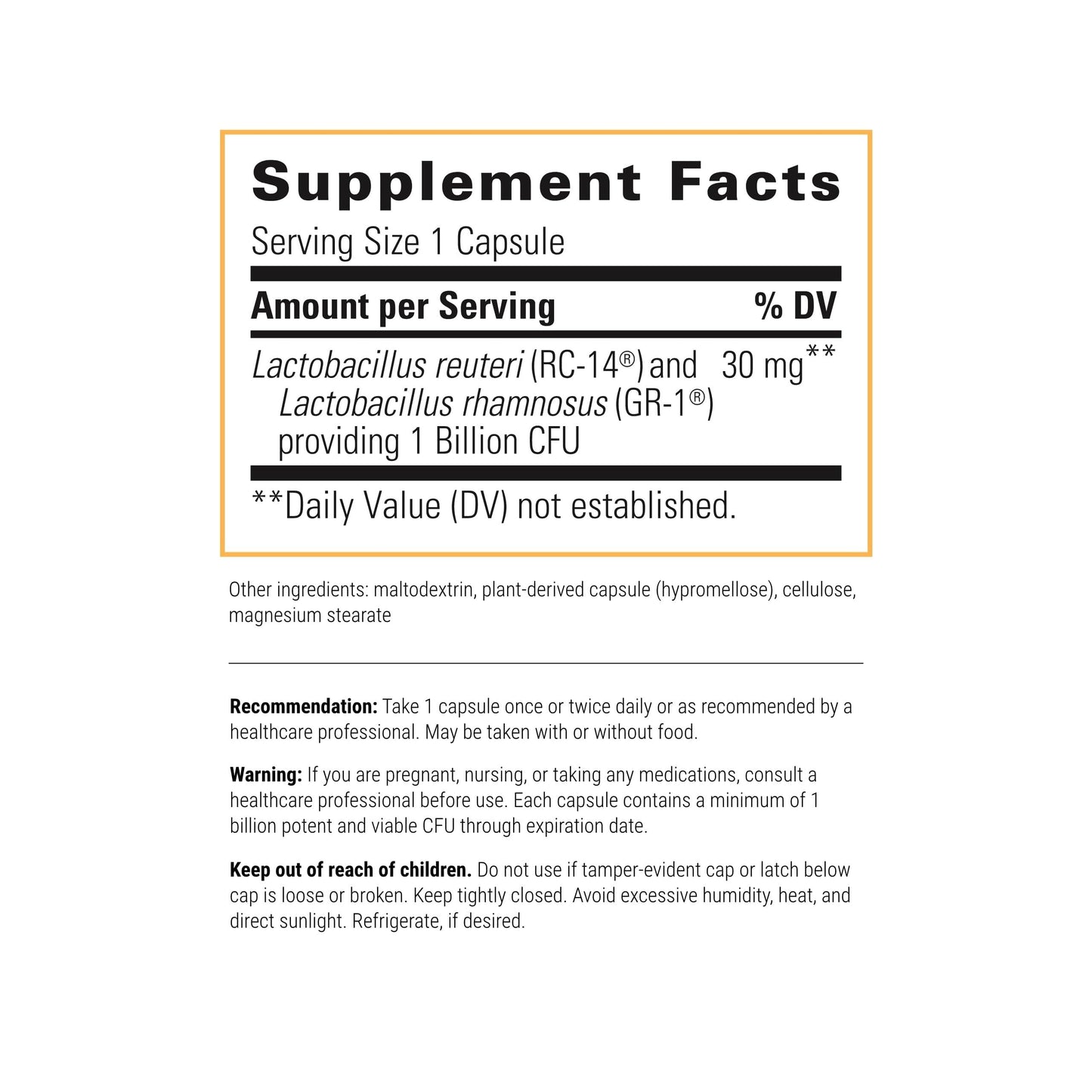 Integrative Therapeutics Pro-Flora Women's Probiotic - Lactobacillus rhamnosus GR-1 and Lactobacillus reuteri RC-14 Strains - Urogenital and Women's Health Support Supplement* - 30 Capsules - Nirvana Guru