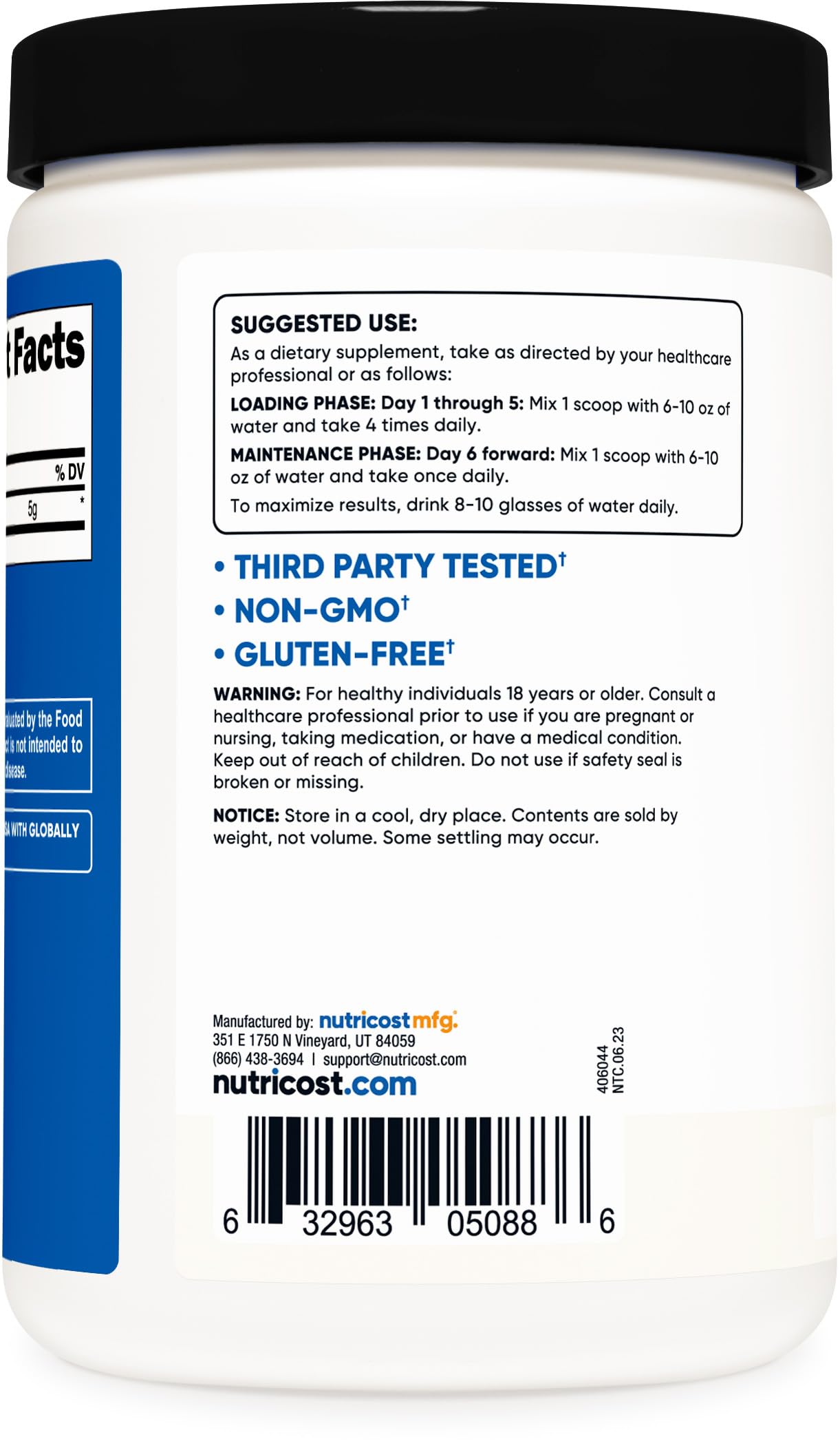 Nutricost Creatine Monohydrate Micronized Powder 500G, 5000mg Per Serv (5g) - 100 Servings, 17.9 Oz Nirvana Guru
