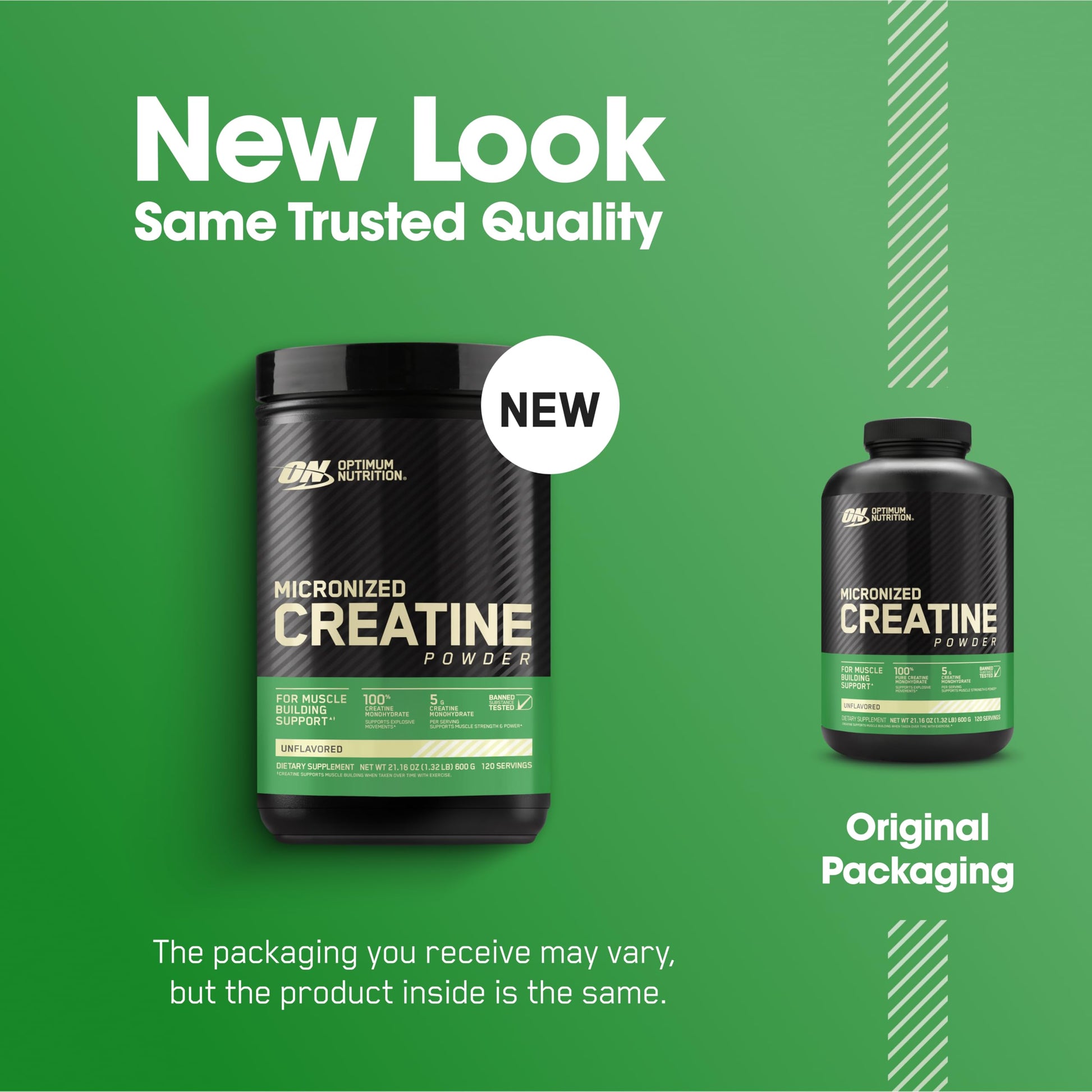 Optimum Nutrition Micronized Creatine Monohydrate Powder, Unflavored, 120 Servings, 600 Grams (Packaging May Vary) Nirvana Guru