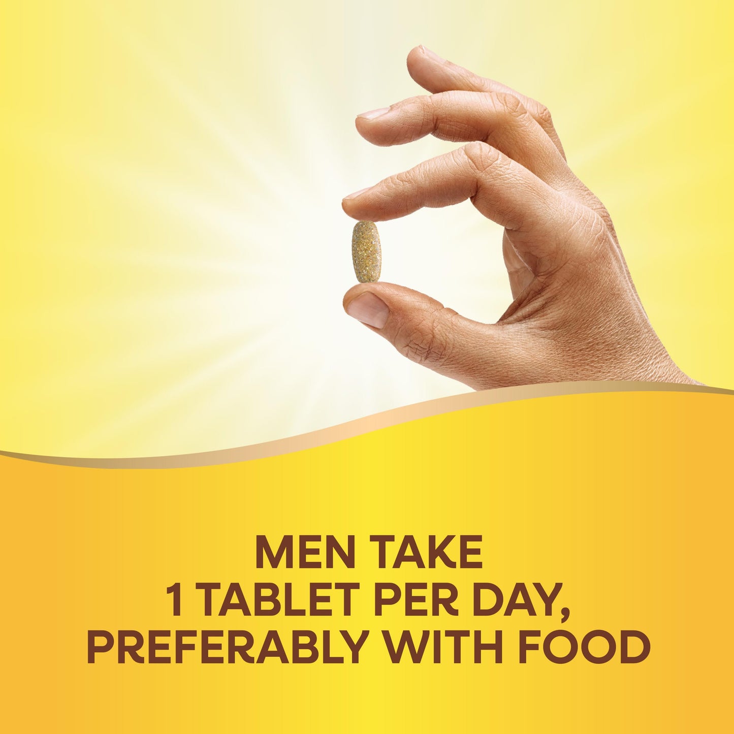 Nature's Way Alive! Men’s 50+ Daily Ultra Multivitamin, High Potency Formula, Supports Healthy Brain, Eyes & Heart*, with Methylated B12, Gluten-Free, 150 Tablets - Nirvana Guru