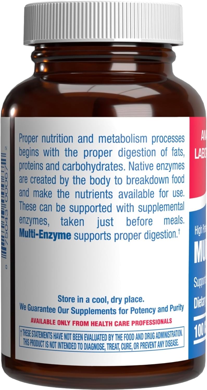 Multi Digestive Enzymes with Ox Bile Supplement - Clinical Strength Digestion Supplement with Pancreatin Pancreatic Enzymes for Protein Carb & Fat Digestive Support & Reduced Stomach Discomfort Nirvana Guru