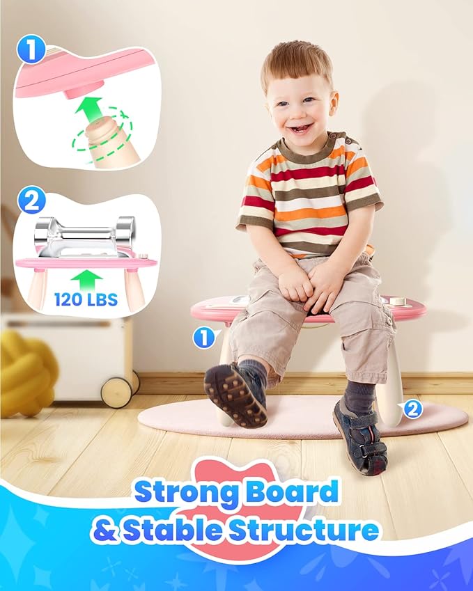 Magnetic Drawing Board, Toddler Girl Toys for 1-2 Year Old, Doodle Board Pad Learning and Educational Kids Toys for 1 2 3 Year Old Baby Girl Birthday Christmas GIF- Pink Nirvana Guru