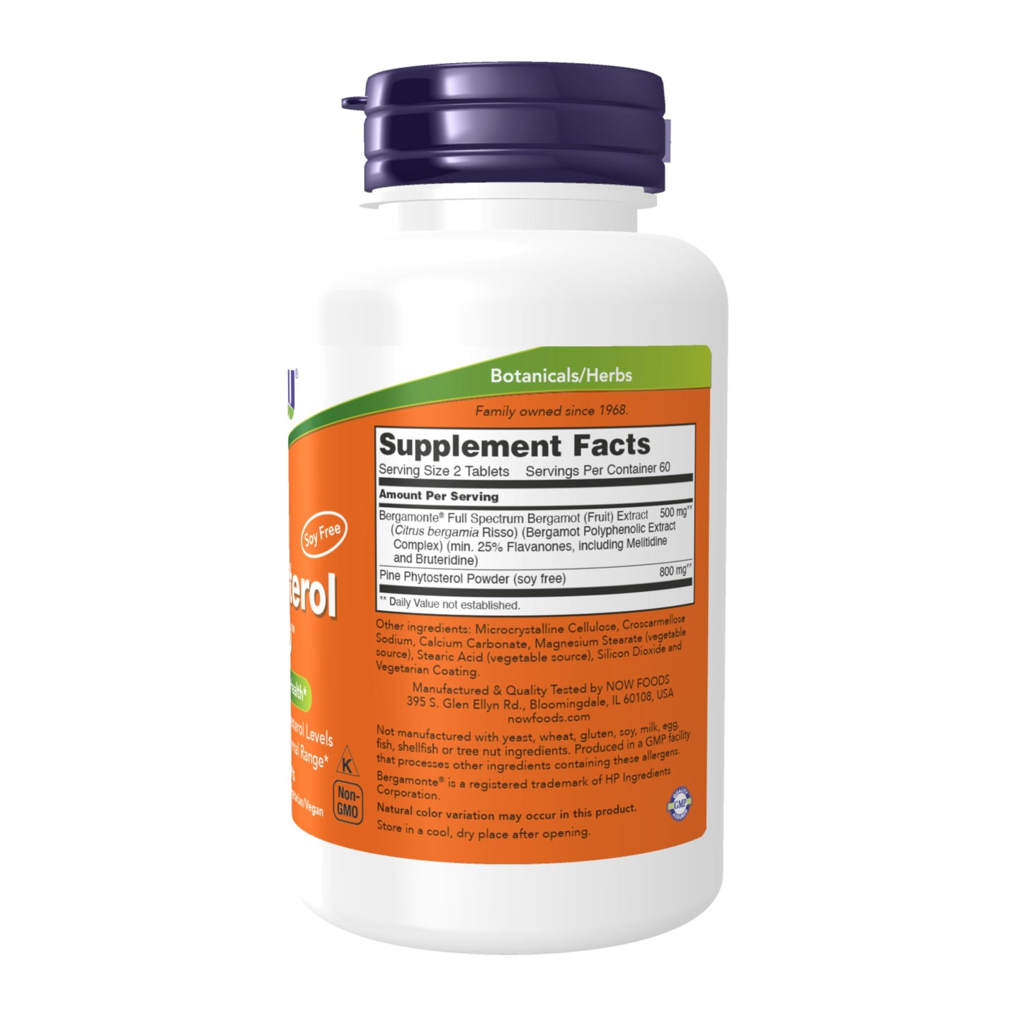NOW Foods Supplements, Cholesterol Pro™ with Bergamonte™ and Plant Sterols, Cardiovascular Health*, 120 Tablets - Nirvana Guru