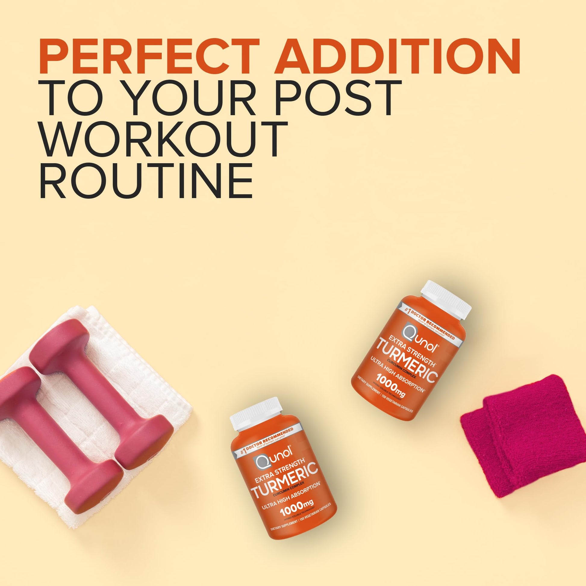 Qunol Turmeric Curcumin Supplement, 1000mg with Ultra High Absorption, for Joint Support, Extra Strength Capsules, 150 Count Nirvana Guru