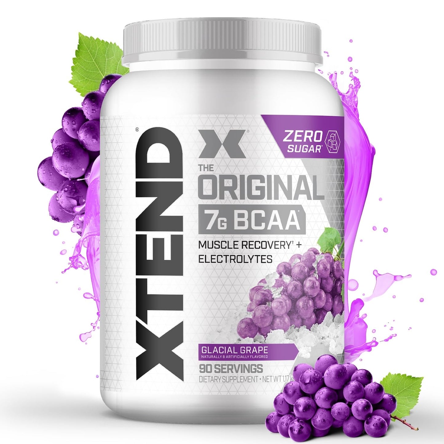 Original BCAA Powder Airheads Candy Flavor, 7g BCAA and 2.5g L-Glutamine, Sugar Free Post Workout Muscle Recovery Drink with Amino Acids for Men & Women, 30 Servings Nirvana Guru