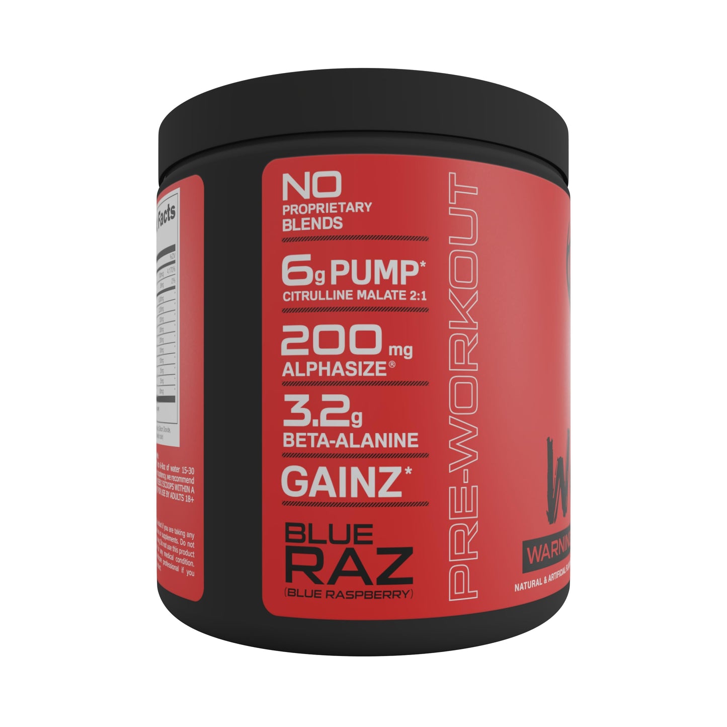 Bucked Up - Woke - HIGH STIM Pre Workout - Best Tasting - Focus Nootropic, Pump, Strength and Growth, 30 Servings (Strawberry Kiwi) Nirvana Guru