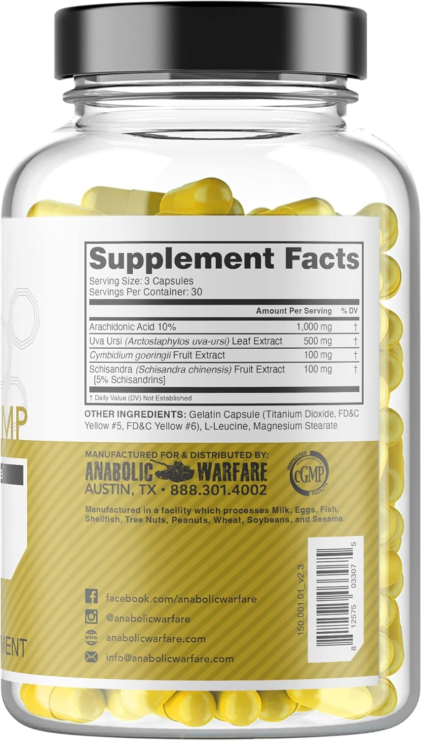 Anabolic Pump, Advanced Pump Formula, Increase Muscle Pumps*, Maximize Nutrient Delivery* (90 Capsules) Nirvana Guru