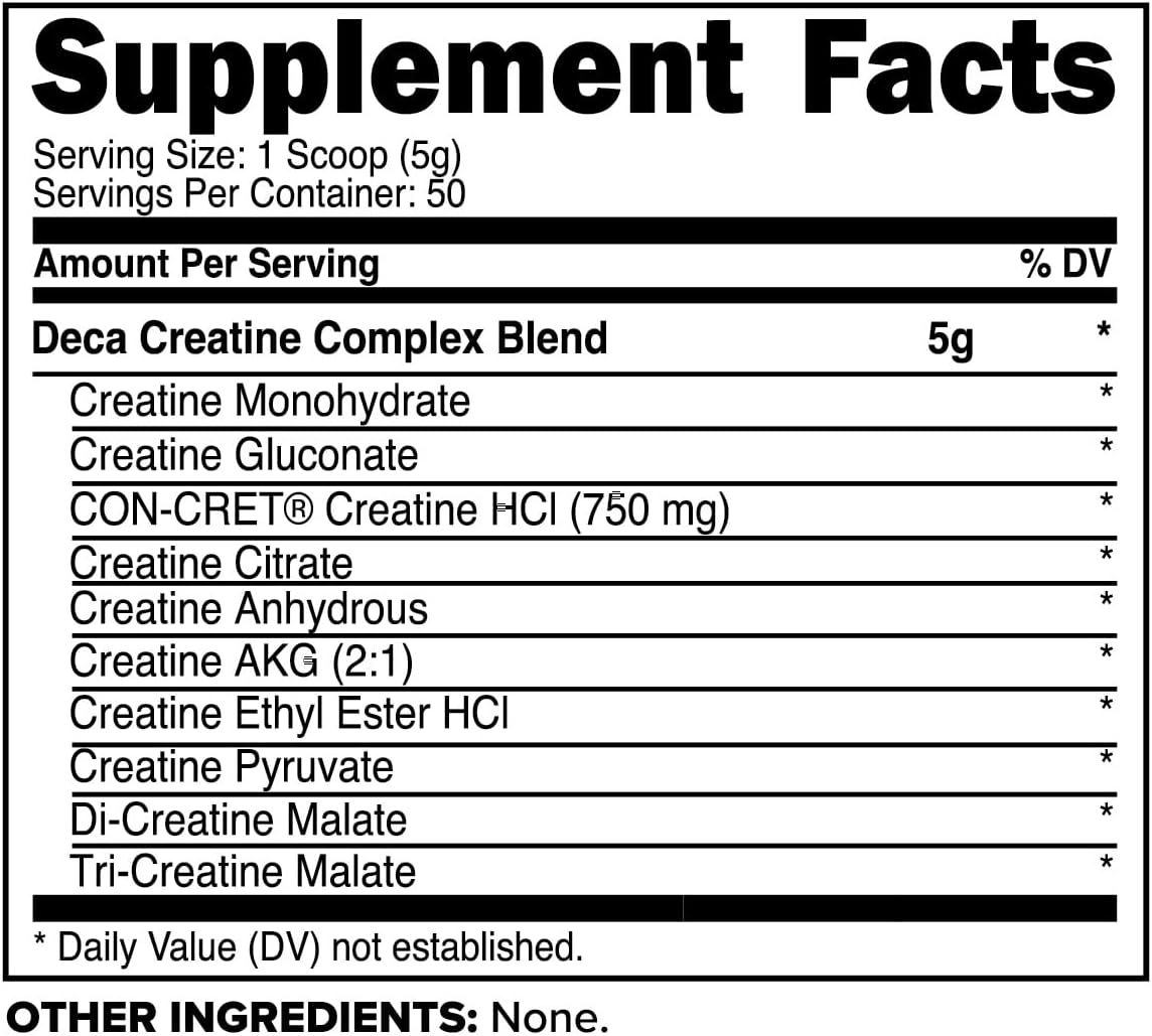 Primaforce Creatine-X 250 Grams - High-Performance 10 Creatine Complex - Unflavored Nirvana Guru