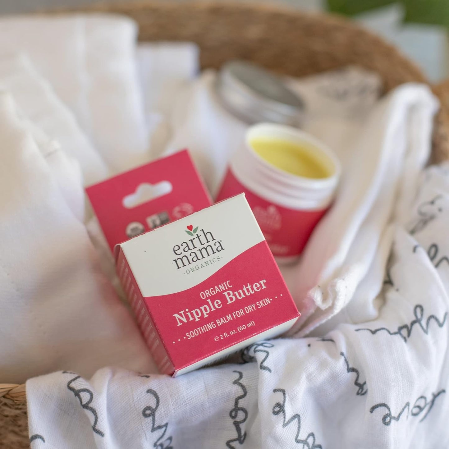 Earth Mama Nipple Butter™ & Diaper Balm | Nipple Cream & Organic Skincare for Baby | Breastfeeding & Postpartum Essentials Bundle Nirvana Guru