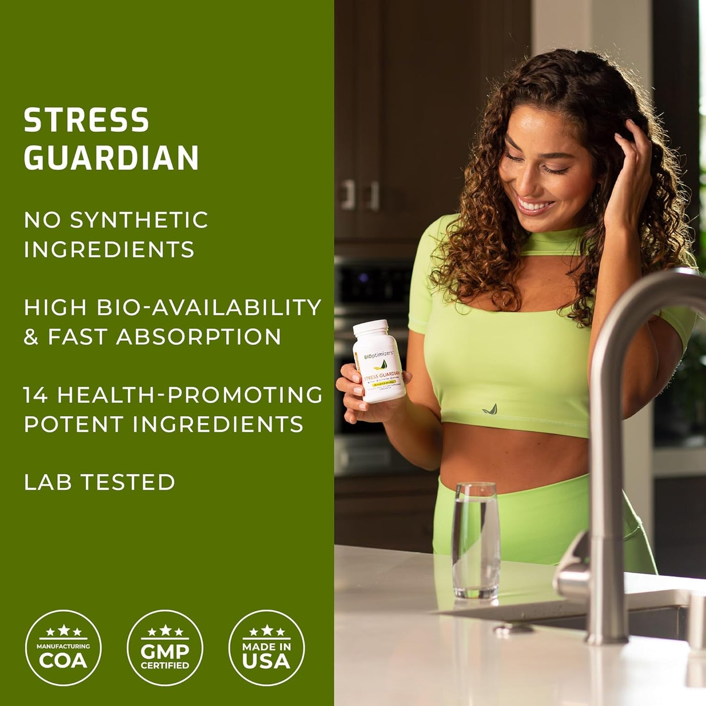 BiOptimizers Magnesium Breakthrough 4.0, (30 Capsules) & Stress Guardian, (90 Capsules) - Natural Sleep, Brain, and Stress Support Supplement Bundle Nirvana Guru