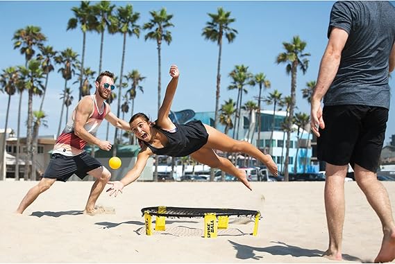 Spikeball 3 Ball Original Roundnet Game Set - Includes 3 Balls, net and Bag Nirvana Guru