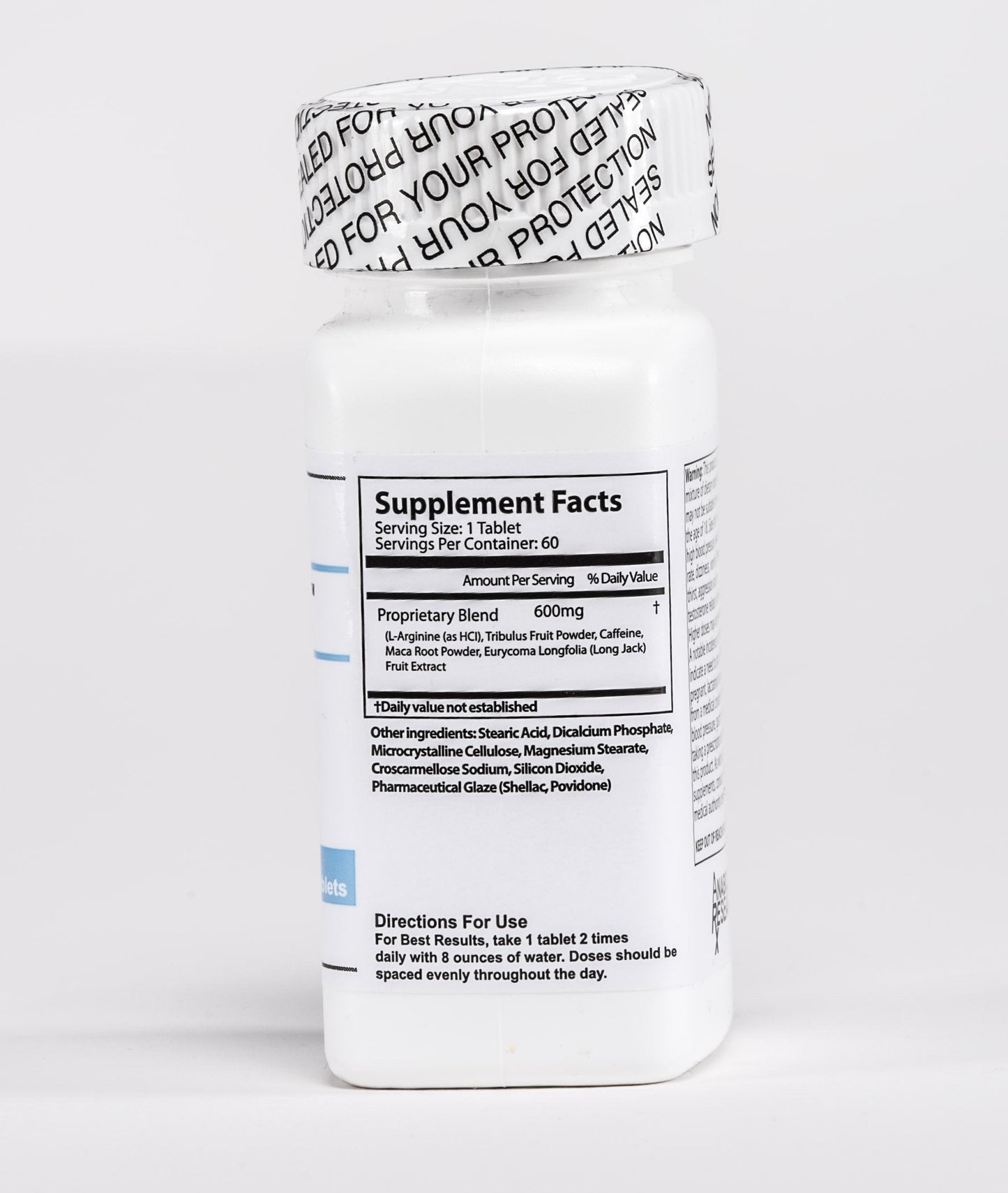 Test-600x - Testosterone Support & Muscle Growth Formula - 60 Tablets - 1 Month Supply Nirvana Guru