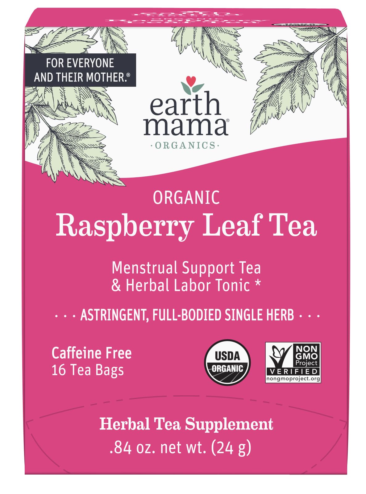 Earth Mama Organic Third Trimester Tea Bags | 100% USDA Organic Herbal Tea for Late Pregnancy Comfort + Childbirth Preparation, 16 Teabags Per Box (2-Pack) Nirvana Guru