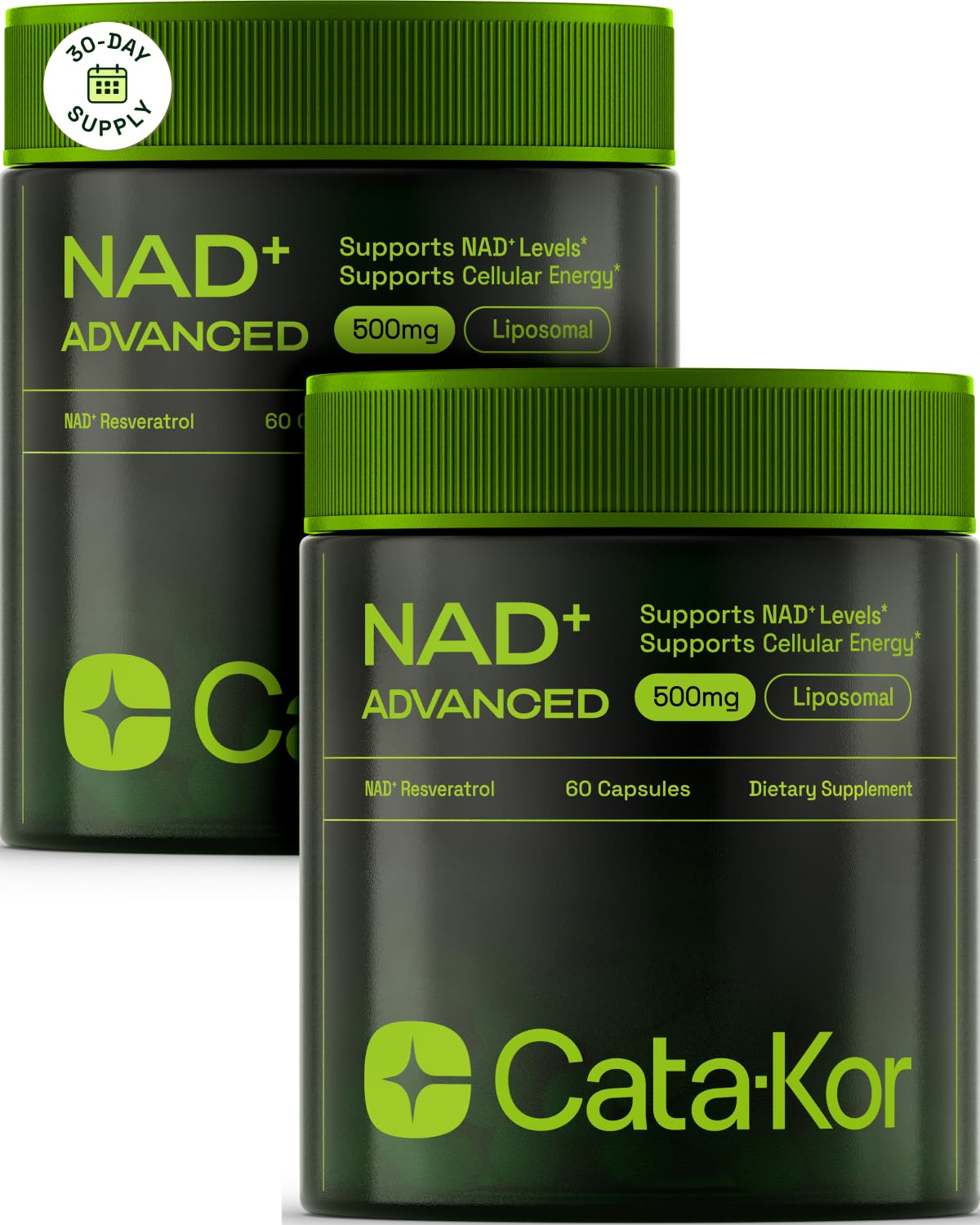 NMNH Supplement Alternative – Liposomal NAD + Resveratrol – 30-Day Supply – High Purity NAD Supplement for Energy & Healthy Aging – 60 Capsules Nirvana Guru
