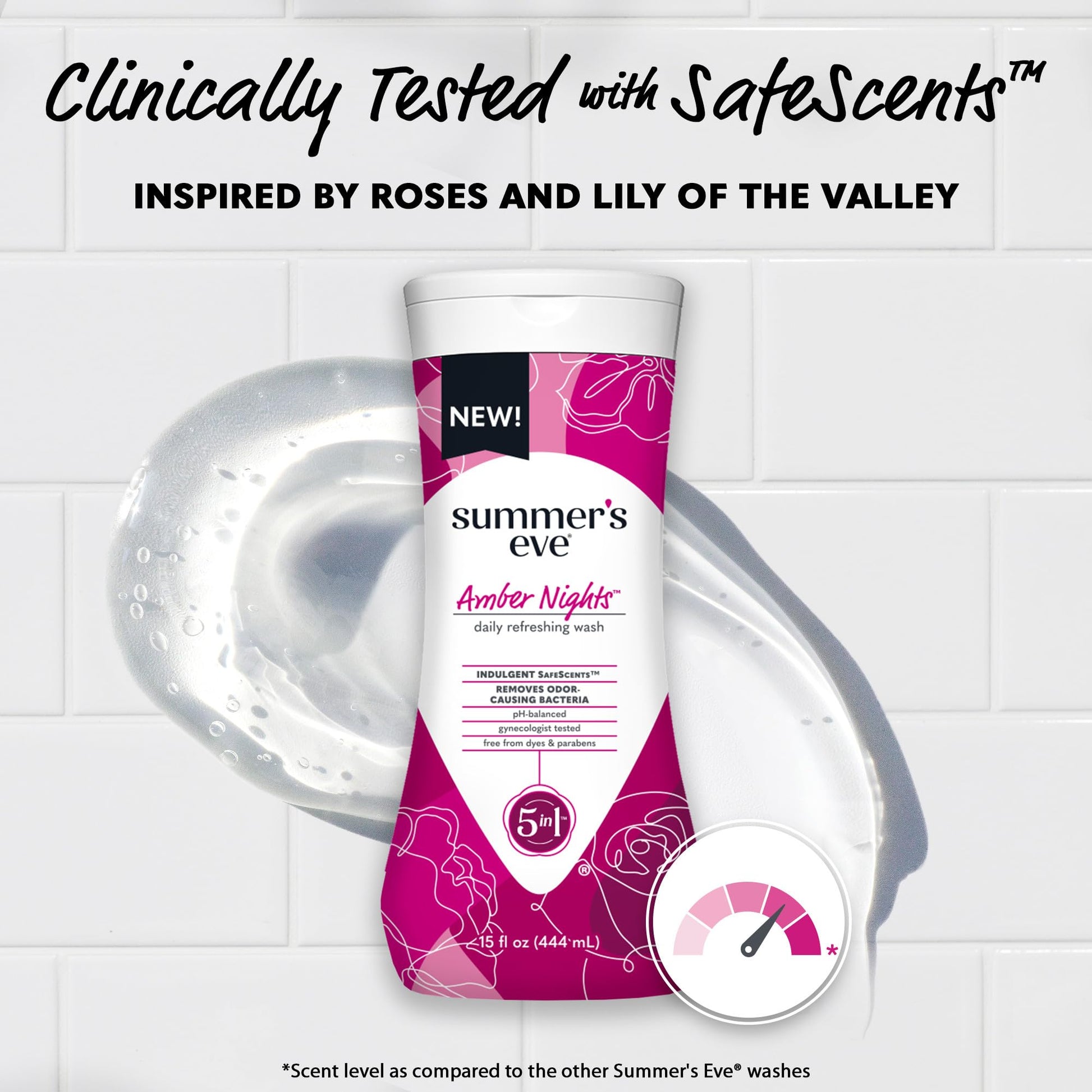 Summer's Eve, Ultimate Odor Control, Feminine Body Wash with Boric Acid, Removes Odor, Feminine Wash with pH Balance, 15 Fl Oz Nirvana Guru