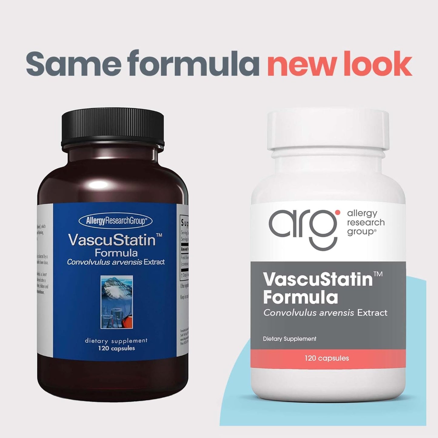 Allergy Research Group VascuStatin Formula Dietary Supplement - Convolvulus arvensis Extract, Healthy Vascularization Function, Phagocytic Activity, Lymphocyte Production - 120 Count Nirvana Guru