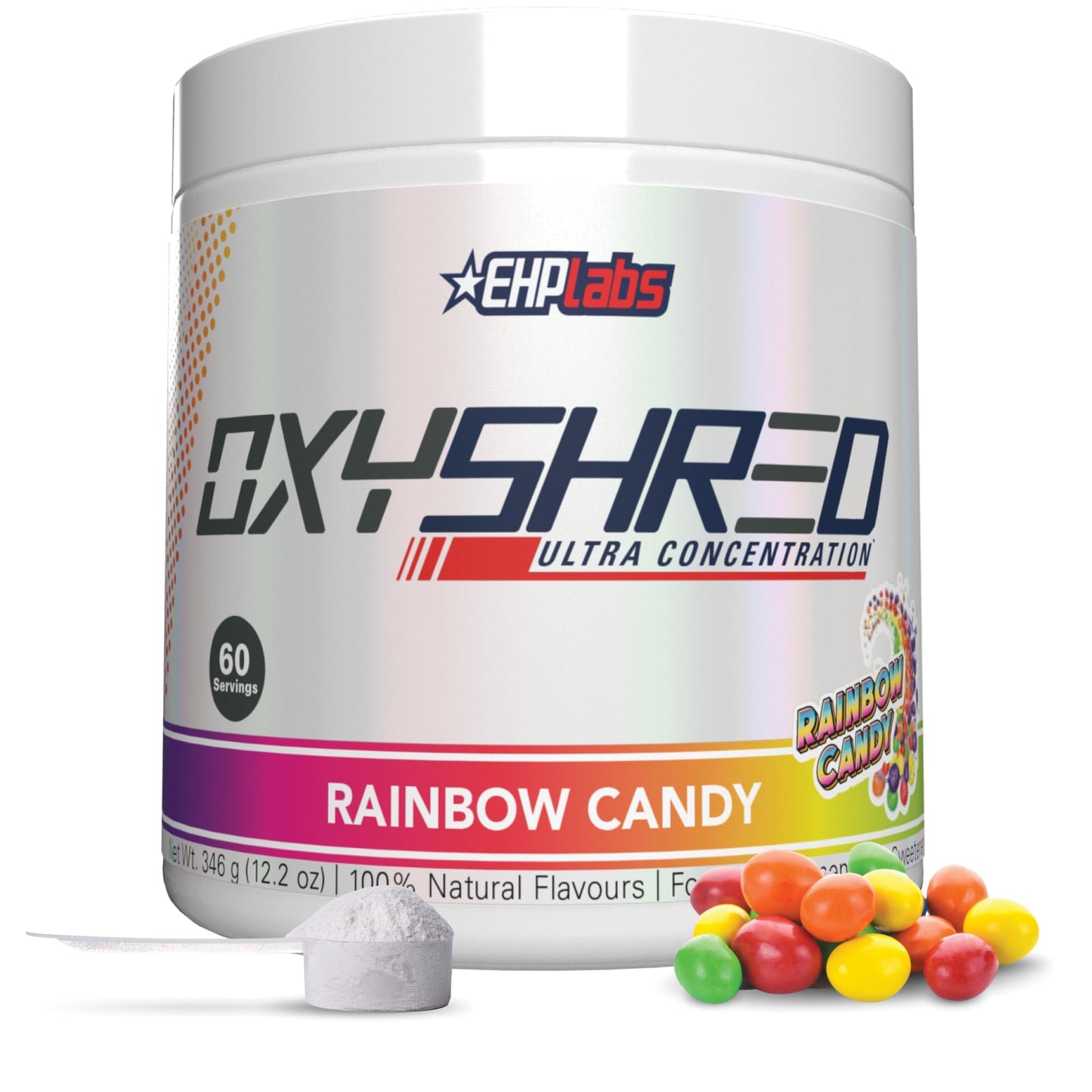EHP Labs OxyShred Pre Workout Powder - Preworkout Powder with L Glutamine & Acetyl L Carnitine, Energy Boost Drink - Mango, 60 Servings Nirvana Guru
