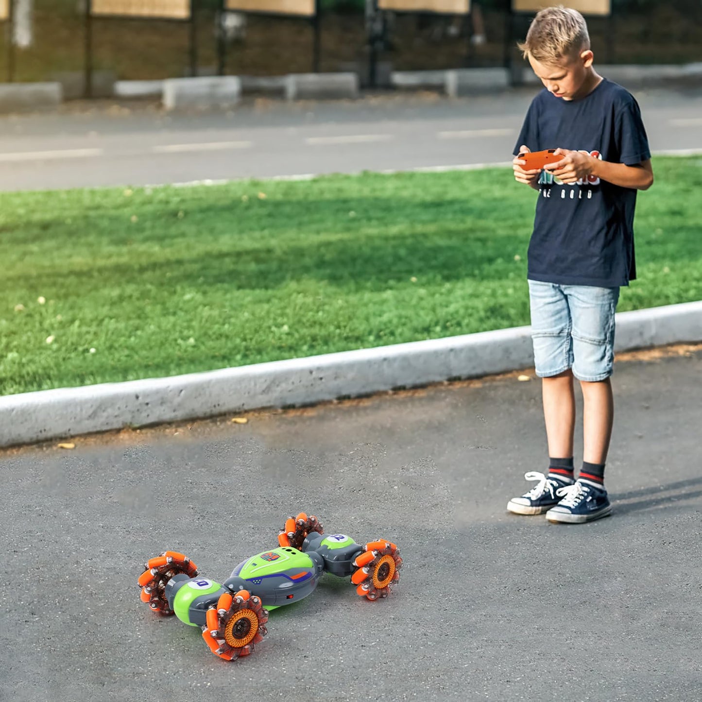 Gesture Sensing RC Stunt Car - Boys Toys Age 6-8-12, 4WD Hand Controlled Remote Control Twist Car with Light & Music, Cool Birthday Presents and Ideas Gifts for Kids Age 7 9 10 11 12 Years Old Nirvana Guru