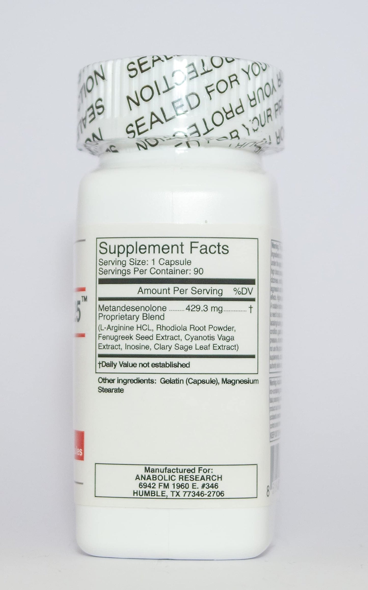 D-Drodiol 25 - Mass, Strength, & Power - 1 Month Supply Nirvana Guru